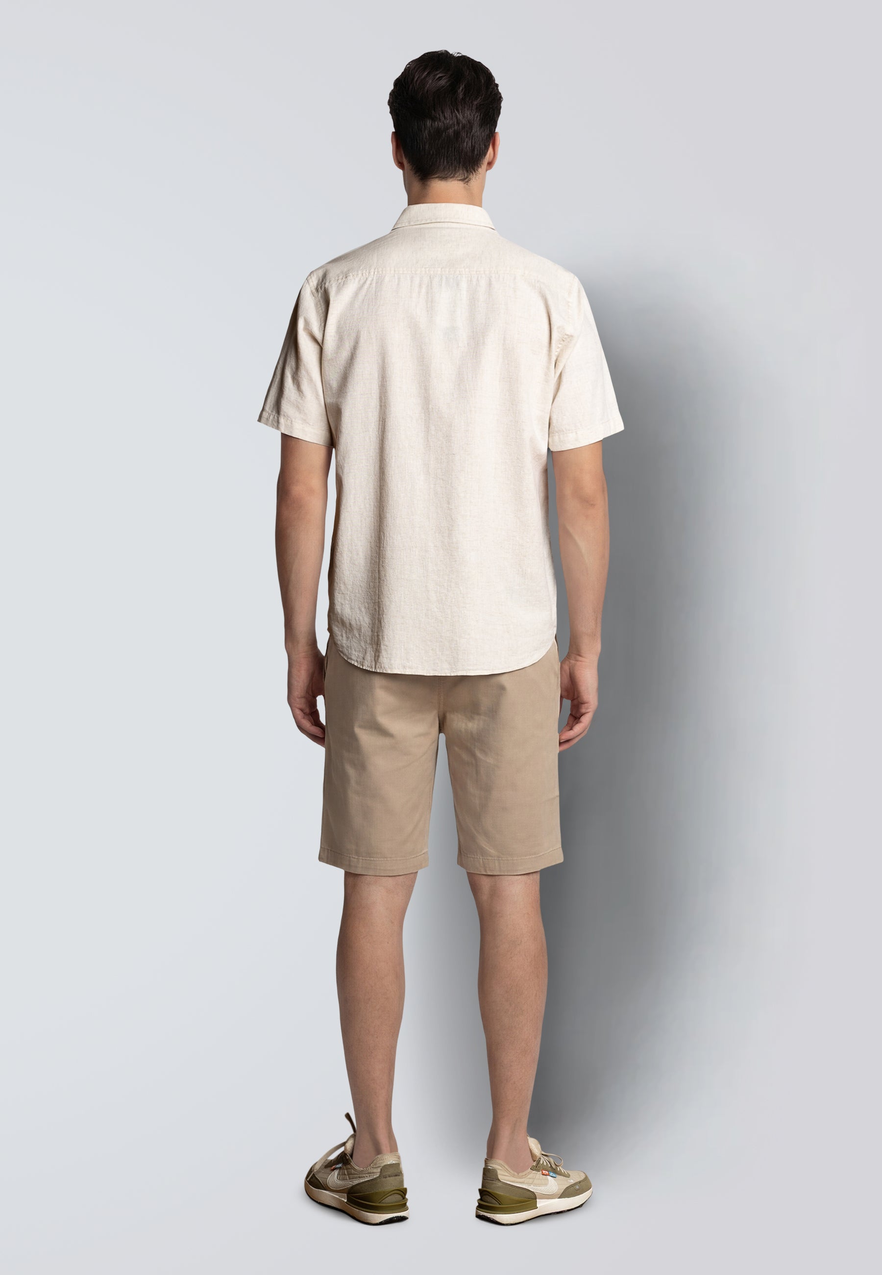 clean-cut-copenhagen-mitchell-twill-shorts-sand-chino-stretch image 4