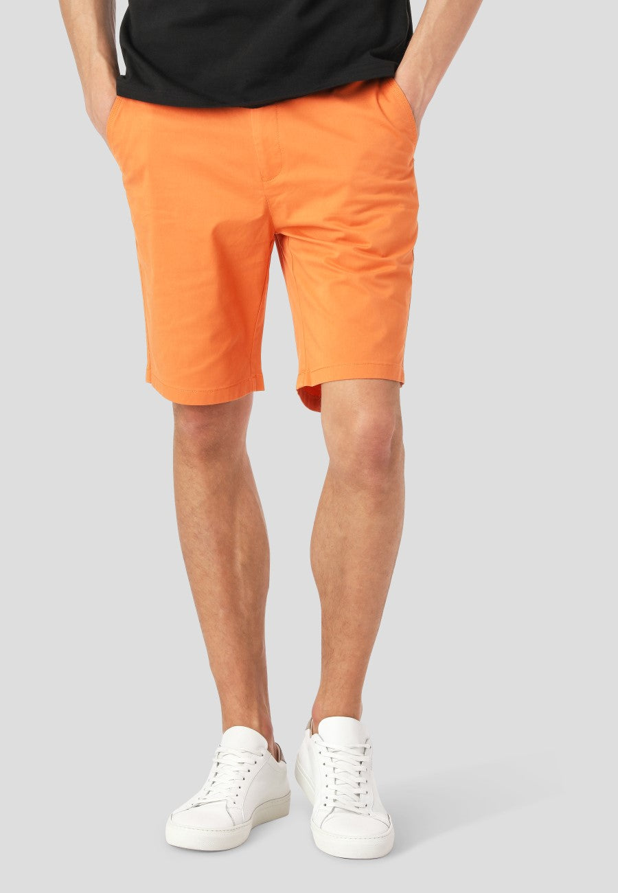 clean-cut-copenhagen-milano-drake-stretch-shorts-pale-orange image 1