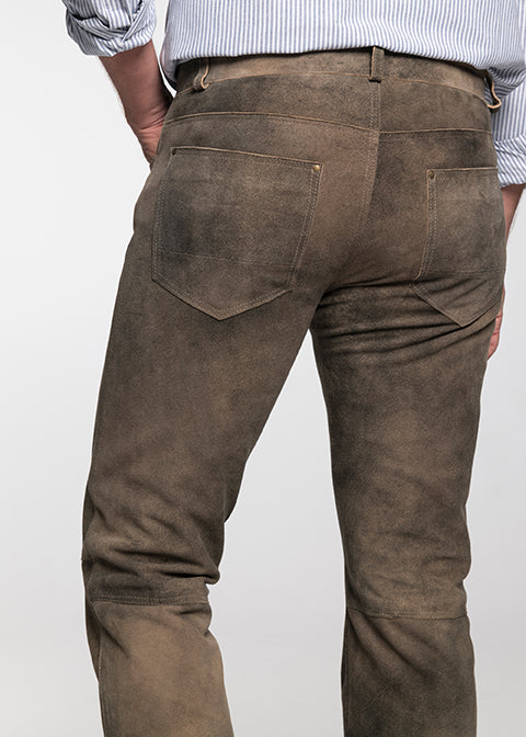 beckert-costa-lange-lederhose-smoke-ziegenvelours image 2