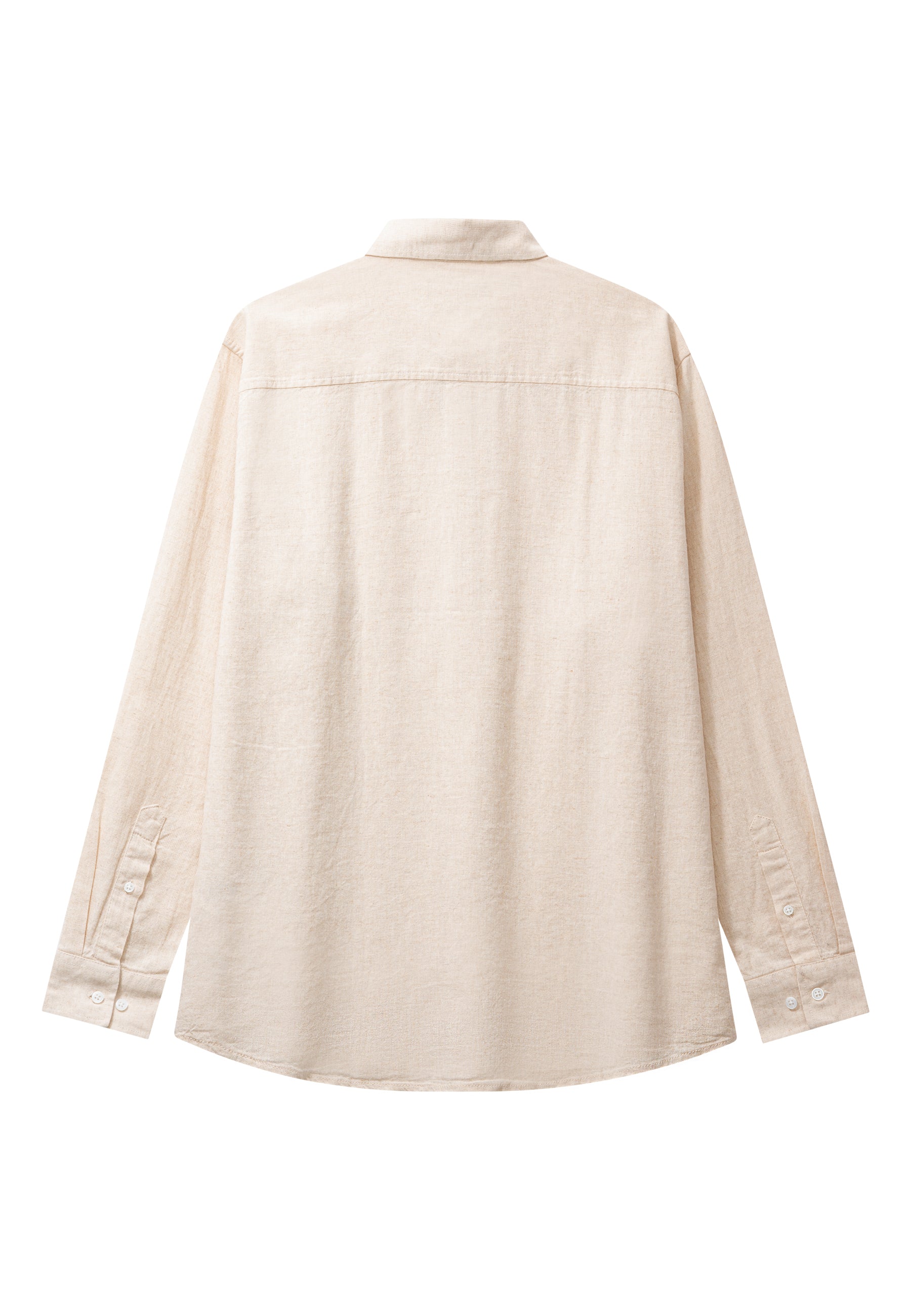 clean-cut-copenhagen-luca-leinenhemd-light-beige-baumwolle image 6