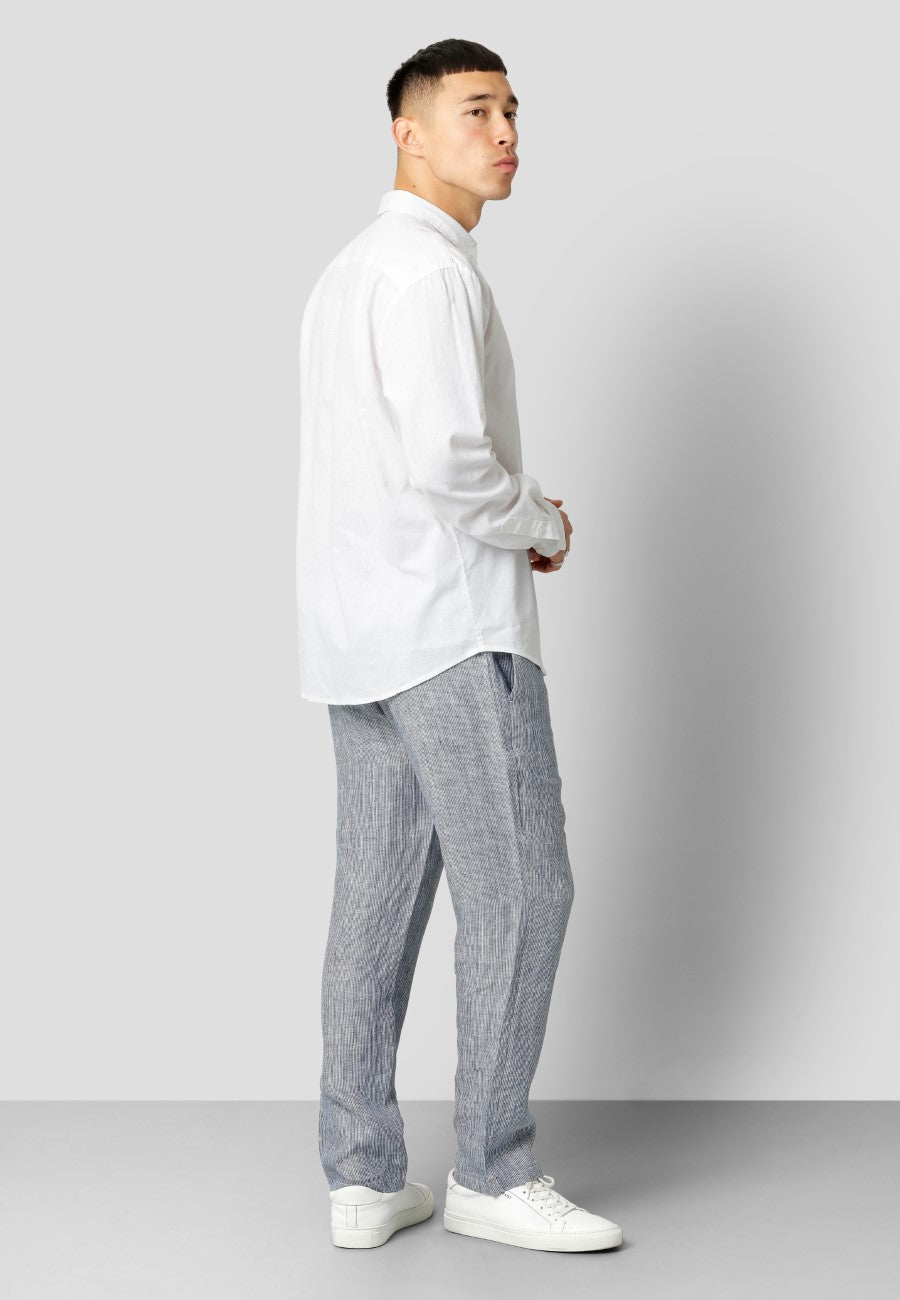 clean-cut-copenhagen-leinenhemd-wei-baumwolle-regular-fit image 4