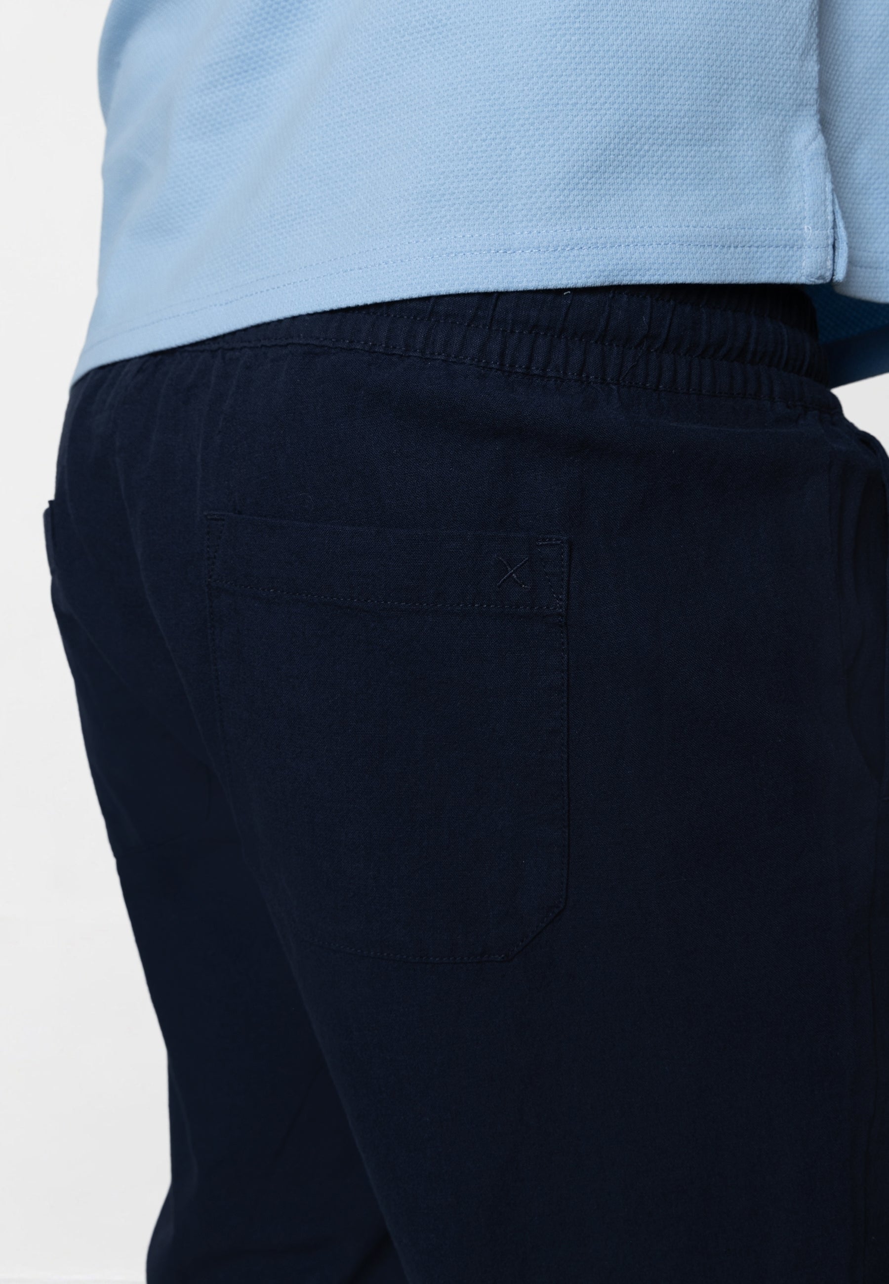 clean-cut-copenhagen-barcelona-leinenhose-navy-l image 4