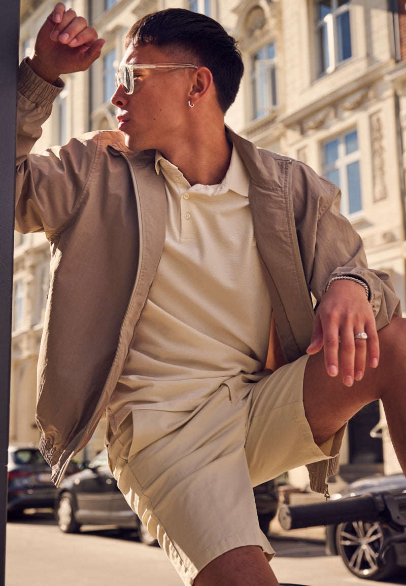 clean-cut-copenhagen-milano-chino-shorts-khaki-stretch image 5