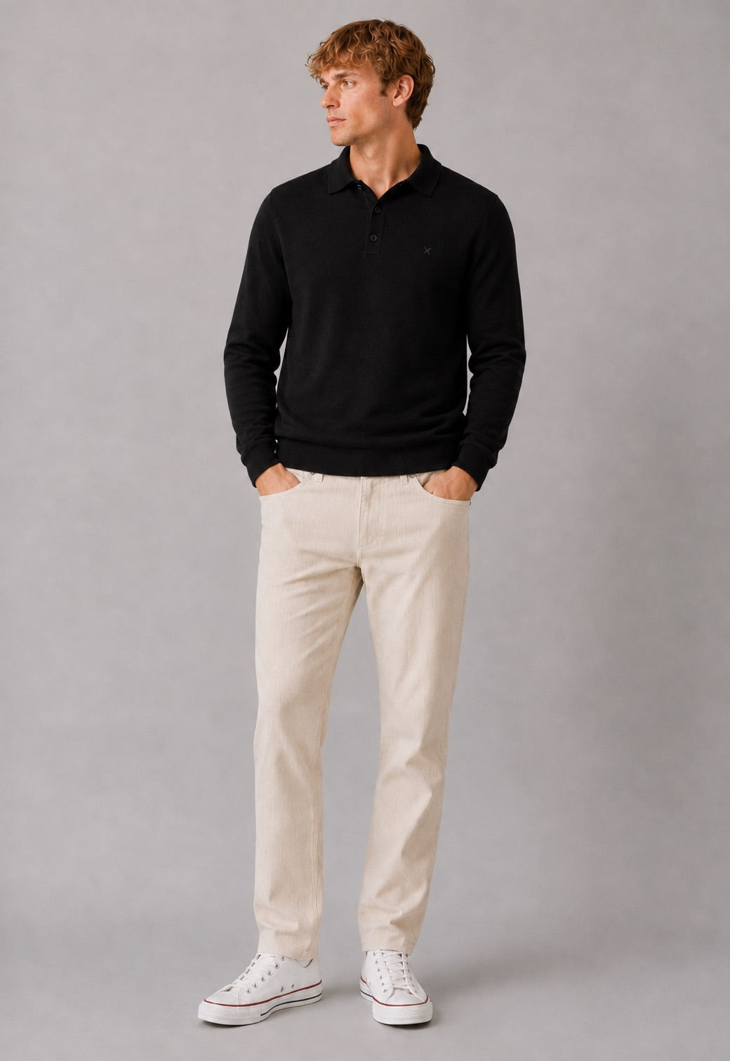 clean-cut-copenhagen-merino-strickpolo-schwarz-wolle image 3