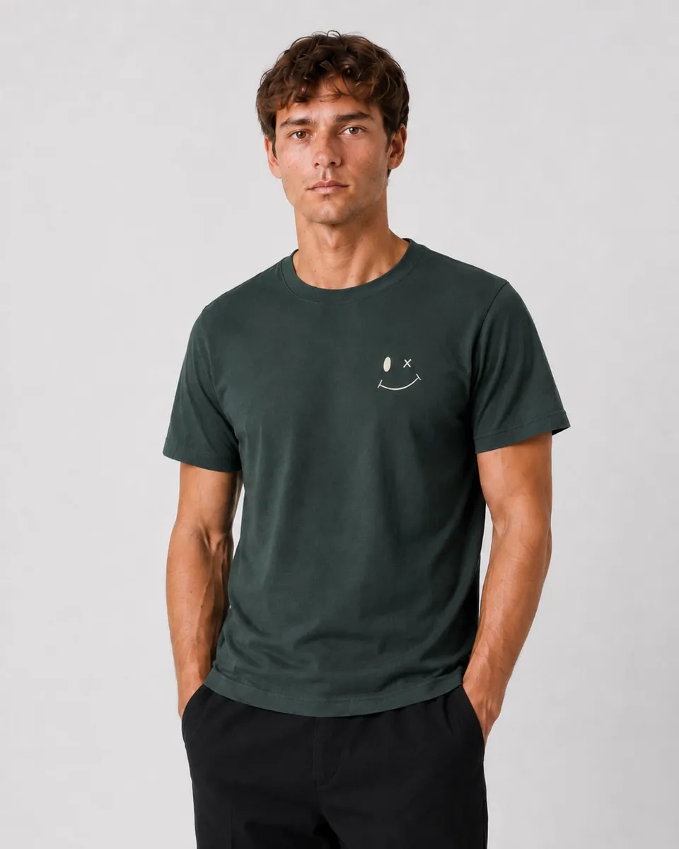 clean-cut-copenhagen-patrick-t-shirt-forest-green-bio image 1