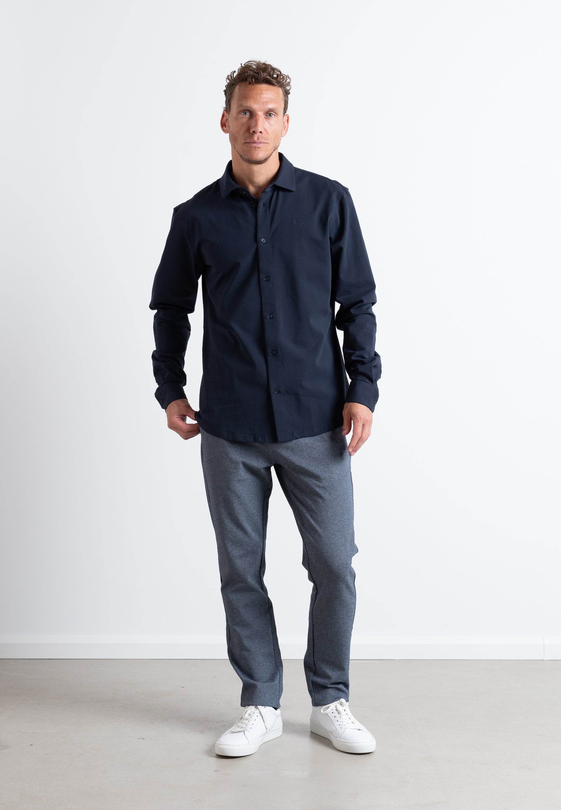 clean-cut-copenhagen-milano-jersey-hose-herren-denim-melange image 3