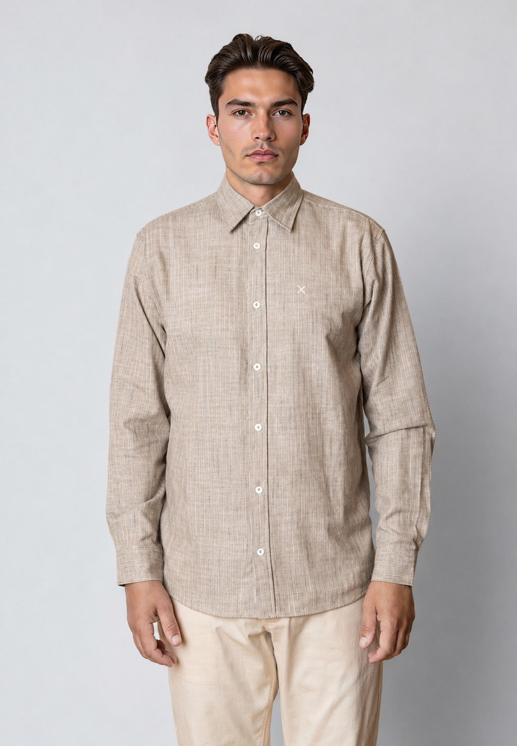 clean-cut-copenhagen-kelvin-striped-hemd-chinchilla-navy-baumwolle image 1
