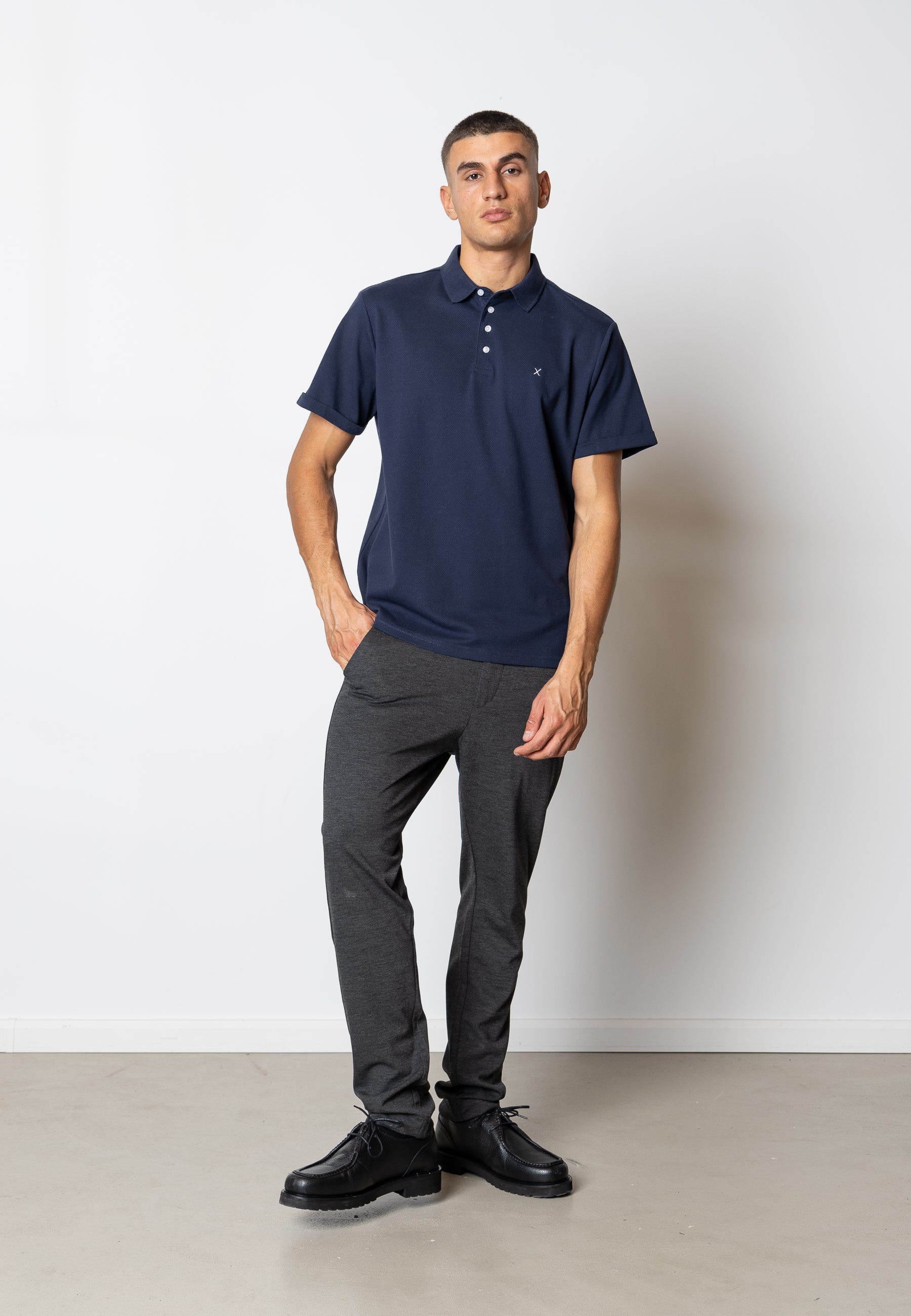 clean-cut-copenhagen-silkeborg-polo-navy-baumwolle image 2
