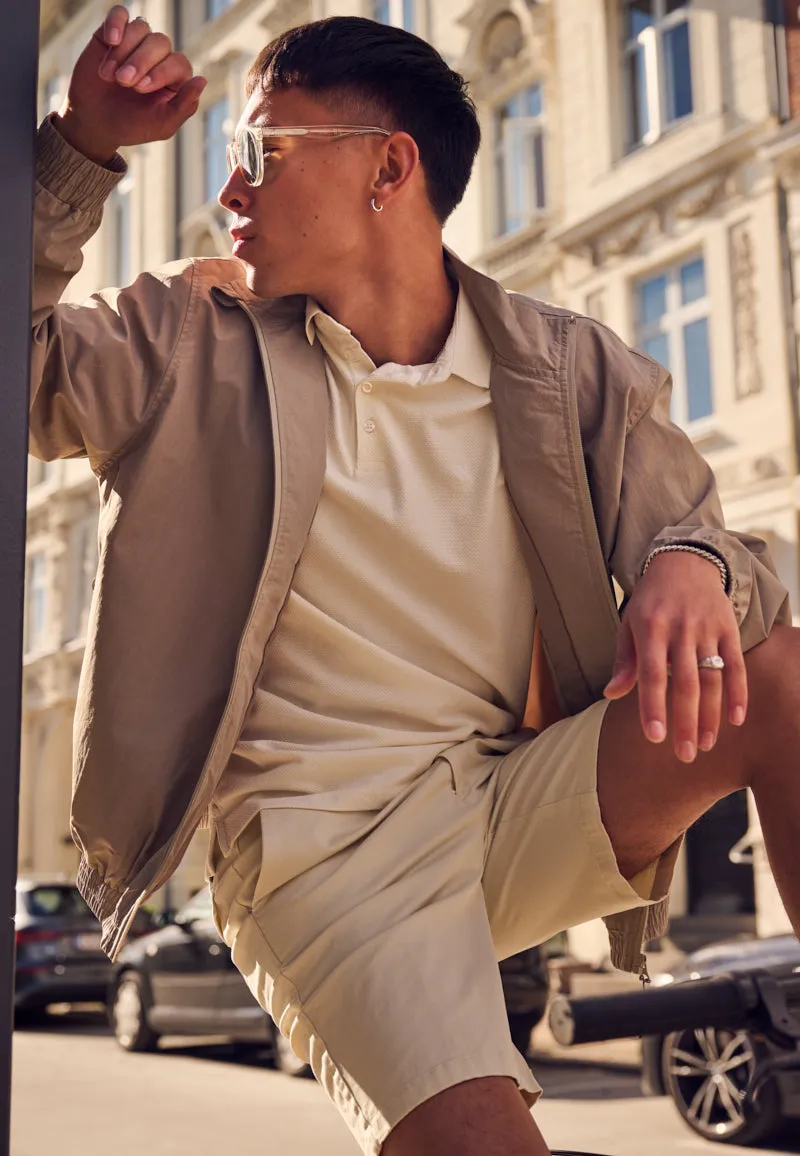 clean-cut-copenhagen-milano-twill-chino-shorts-sand image 1