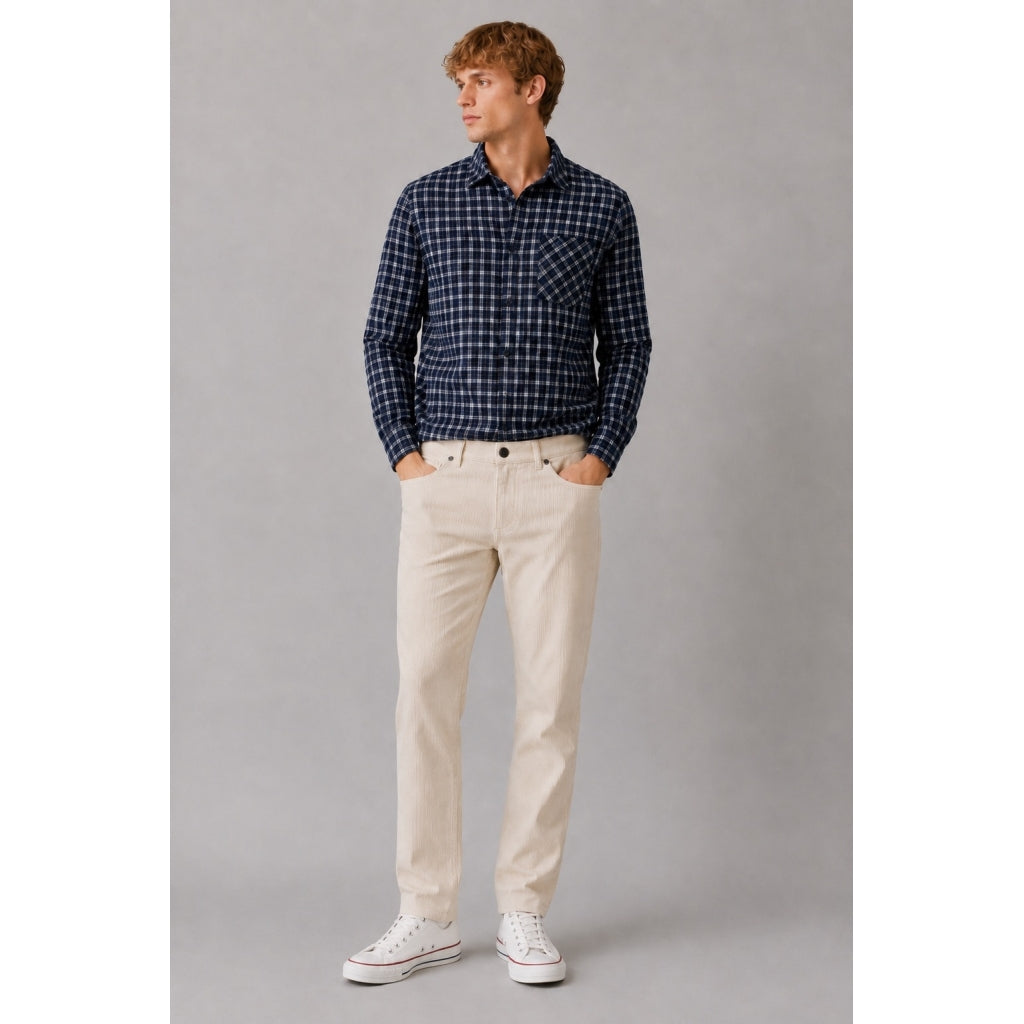 clean-cut-copenhagen-london-cordhose-herren-braun-stretch-regular image 7