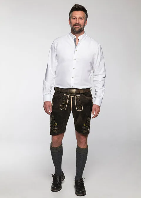 beckert-hochk-nig-hirschlederhose-altleder-gr-n-vintage image 1
