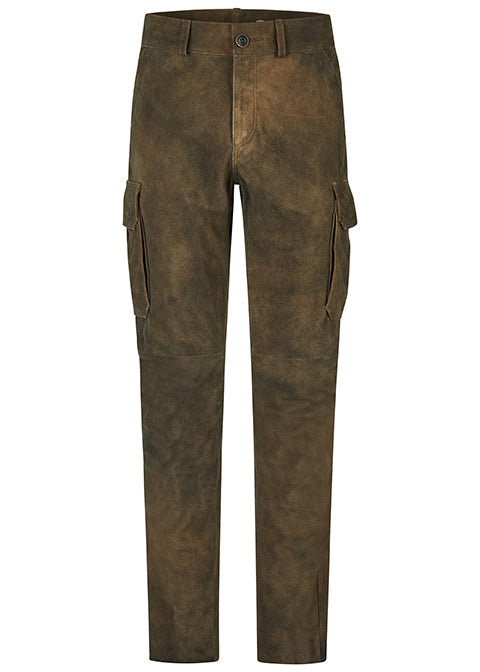 beckert-cooper-lange-lederhose-lava-ziegenvelours-gr-50 image 4