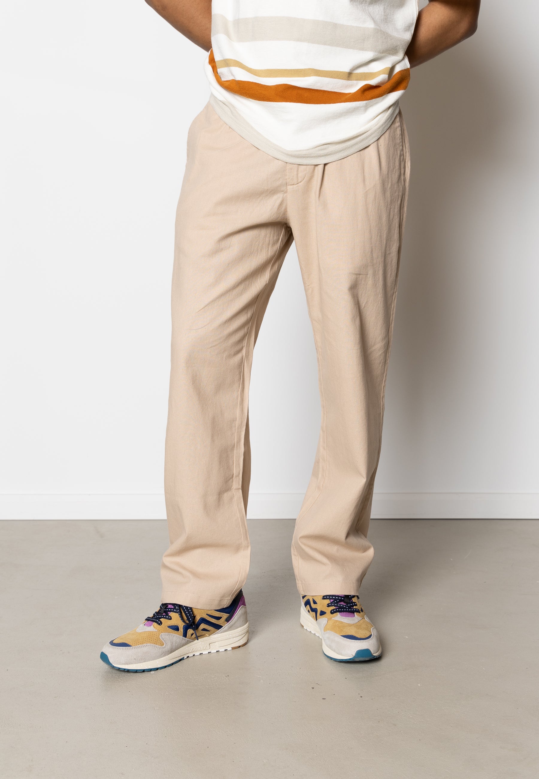 clean-cut-copenhagen-barcelona-hose-herren-khaki-leinen-s image 1