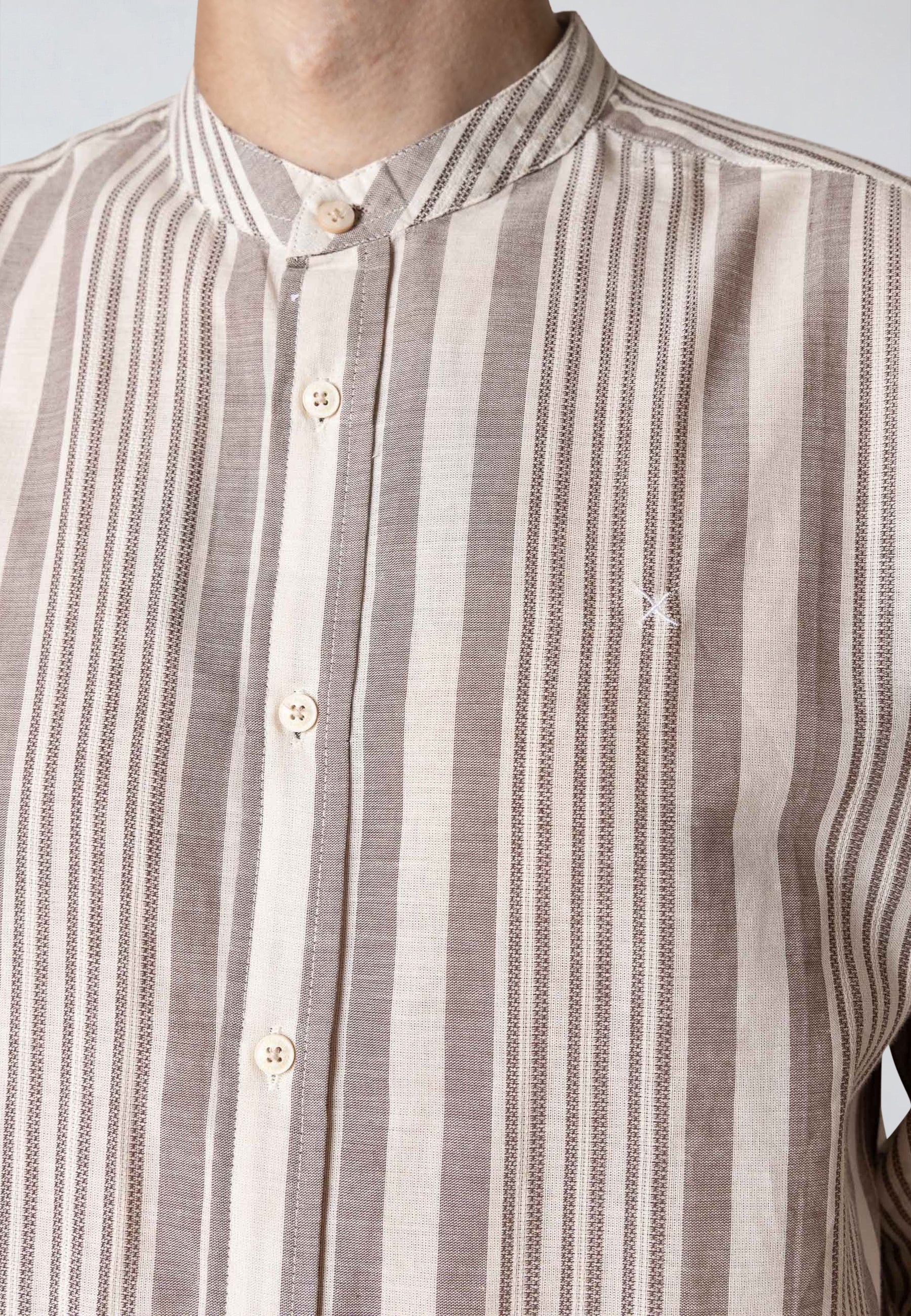 clean-cut-copenhagen-creed-shirt-shitake-herren-stehkragen image 3