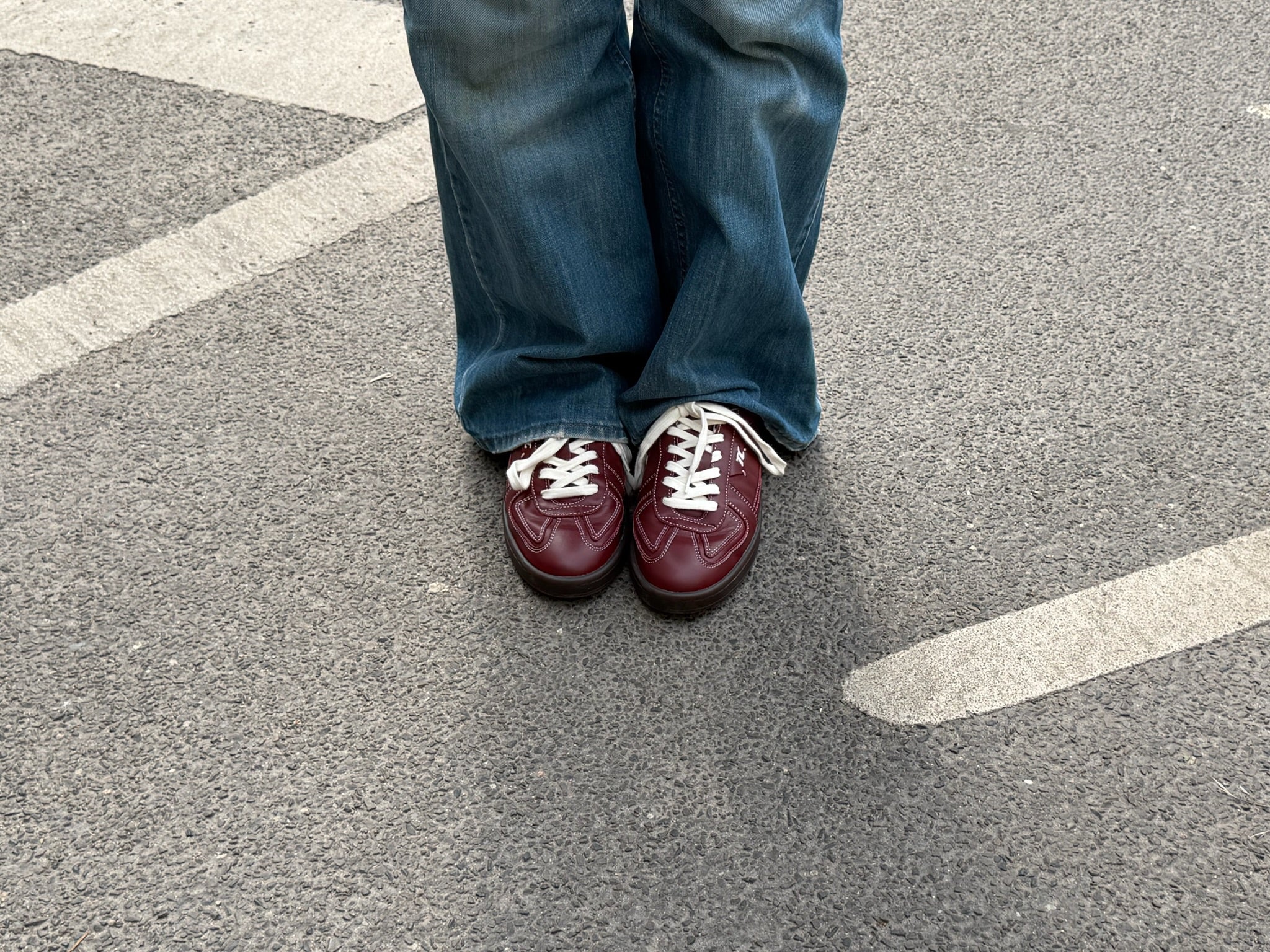 thesing-big-bang-sneaker-bordeaux-matt-leder-gummisohle image 3
