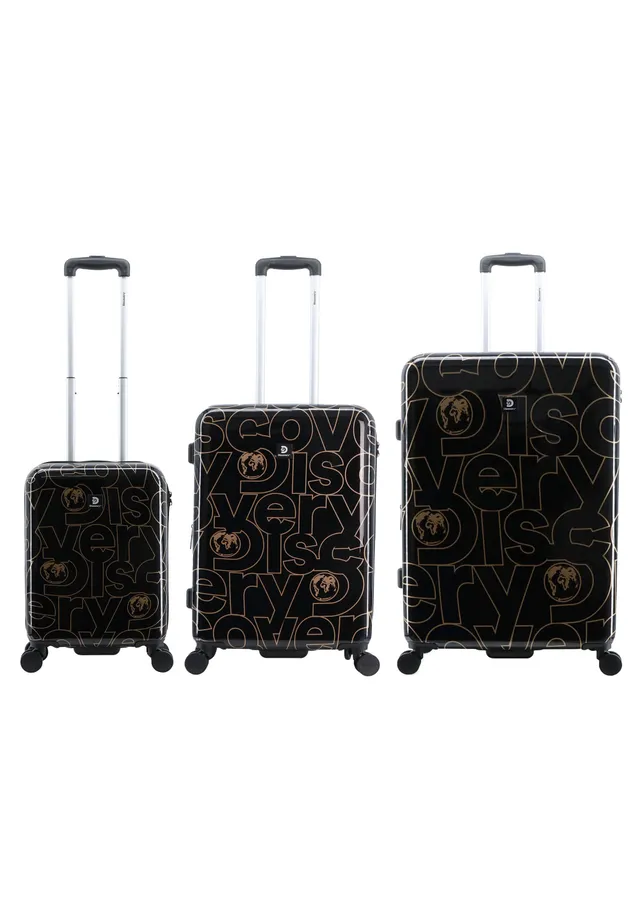 discovery-gold-hartschalenkoffer-printed-abs-pc-trolley image 1