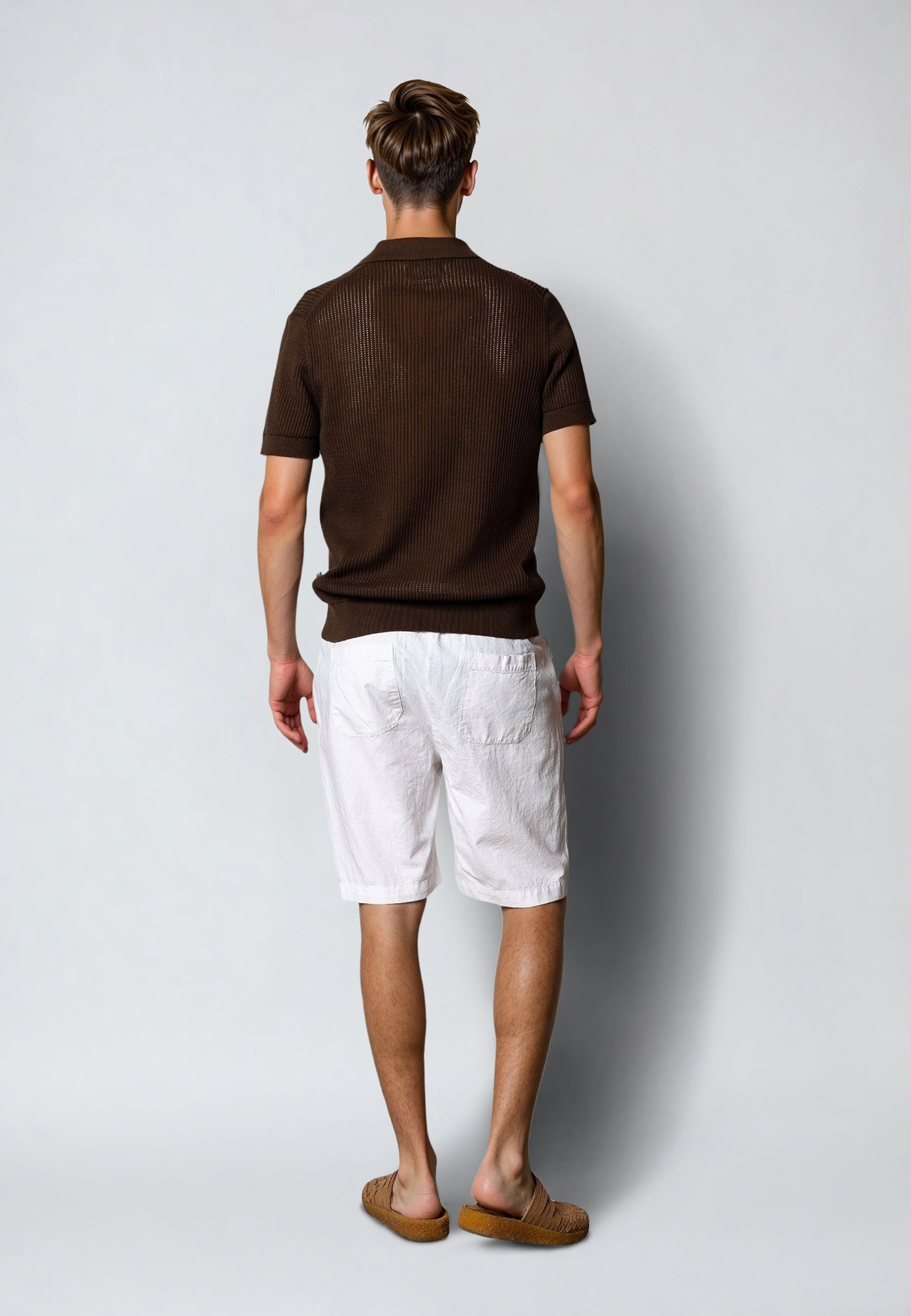 clean-cut-copenhagen-barcelona-linen-shorts-wei image 4