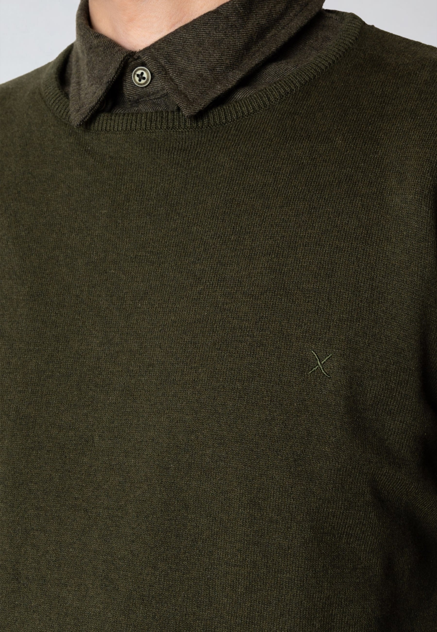 clean-cut-claude-strickpullover-rosin-melange-baumwolle image 3