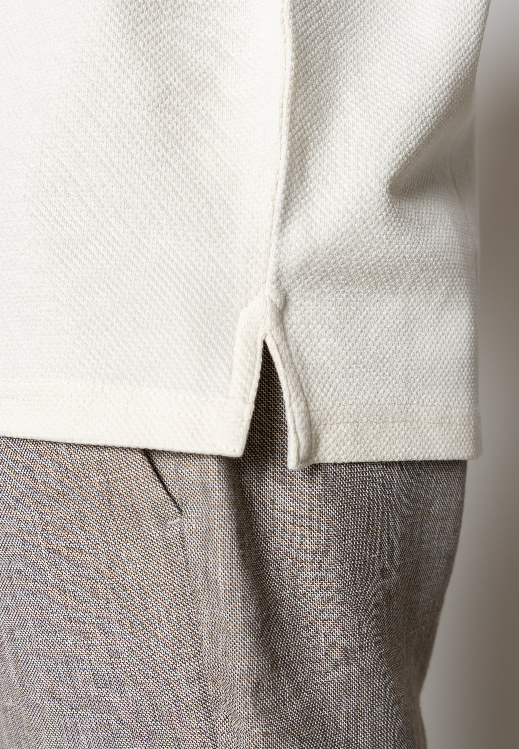 clean-cut-copenhagen-silkeborg-stretch-polo-herren-ecru-baumwolle image 5