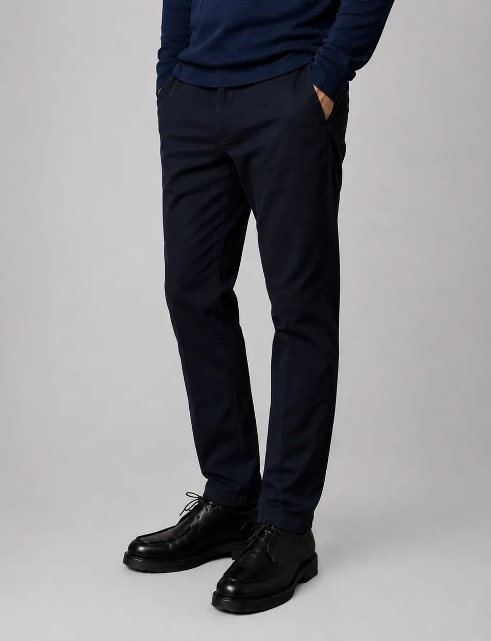 clean-cut-copenhagen-brendon-jersey-hose-herren-navy-stretch image 1