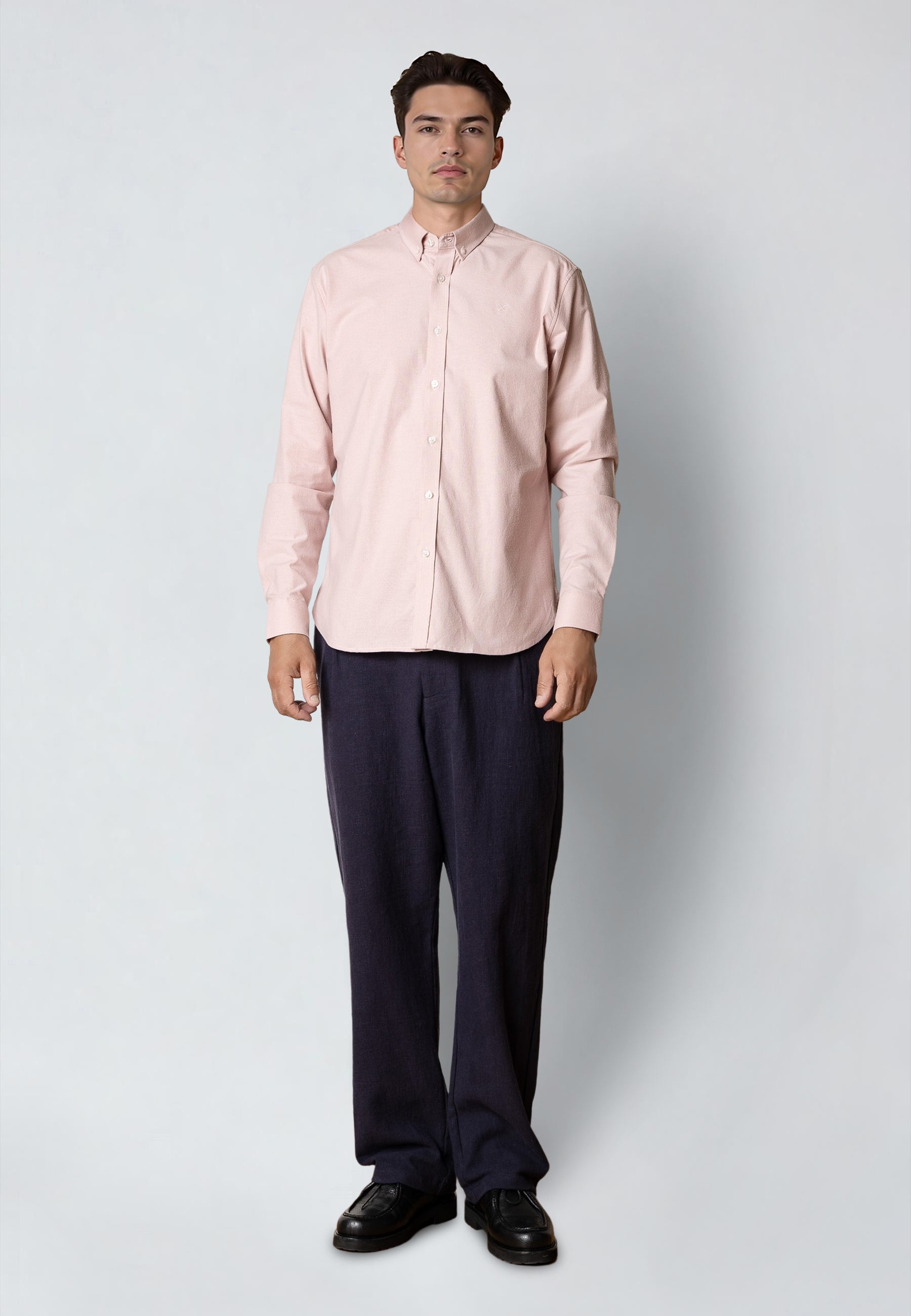 clean-cut-copenhagen-oxford-stretch-hemd-violet-ice image 4