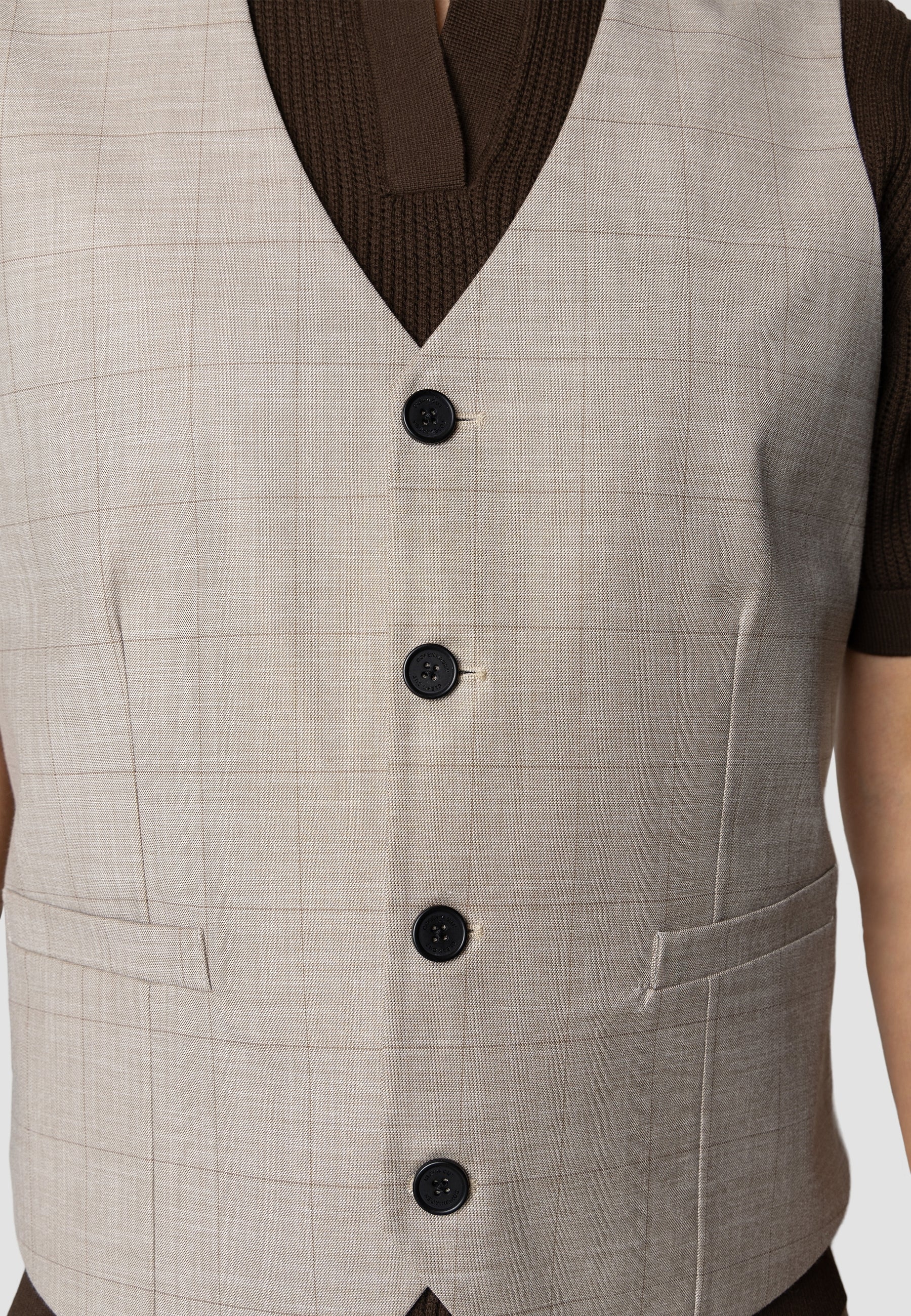clean-cut-copenhagen-mateo-weste-herren-braun-karo-melange image 3