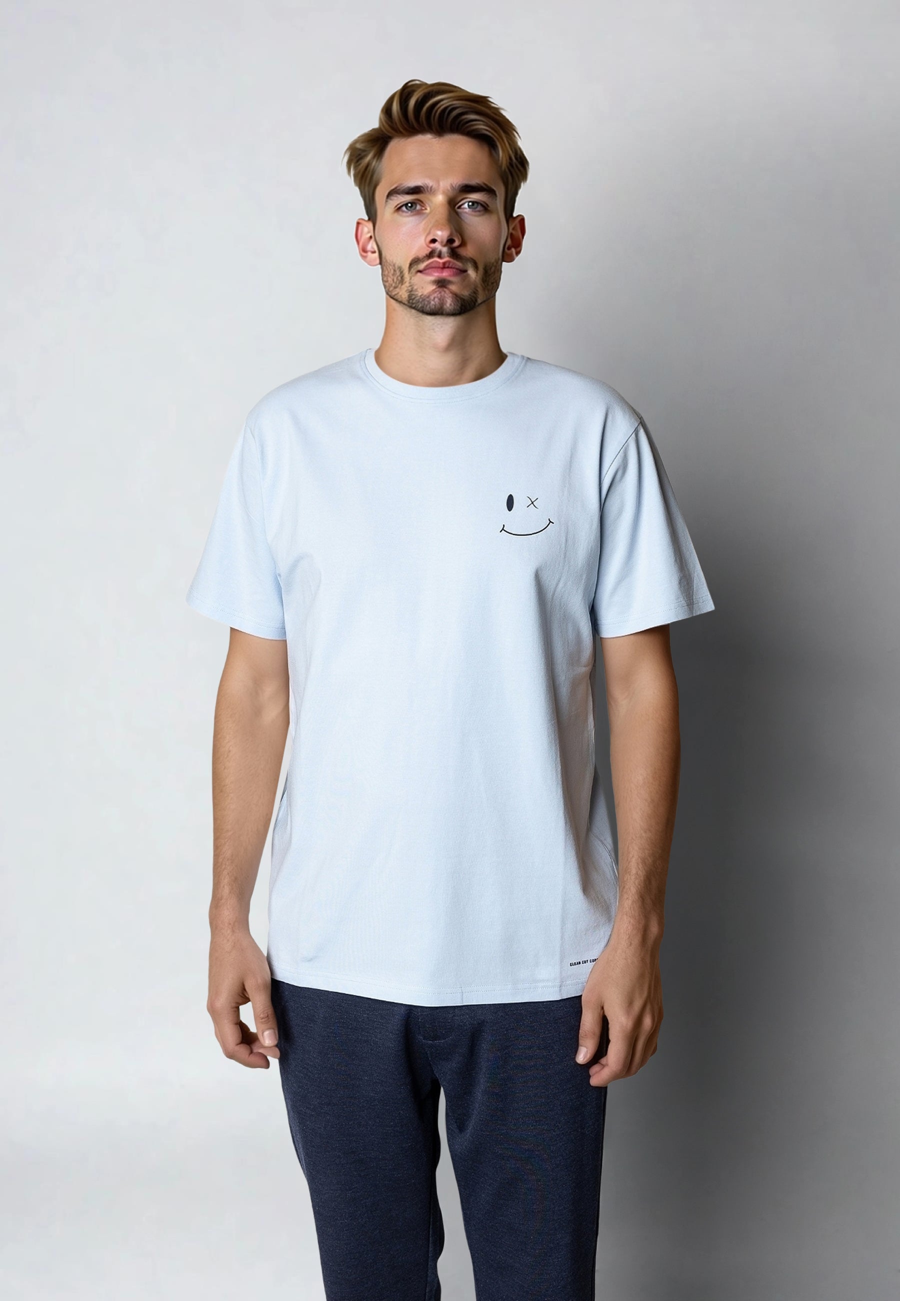 clean-cut-copenhagen-patrick-organic-t-shirt-hellblau-bio-baumwolle image 1