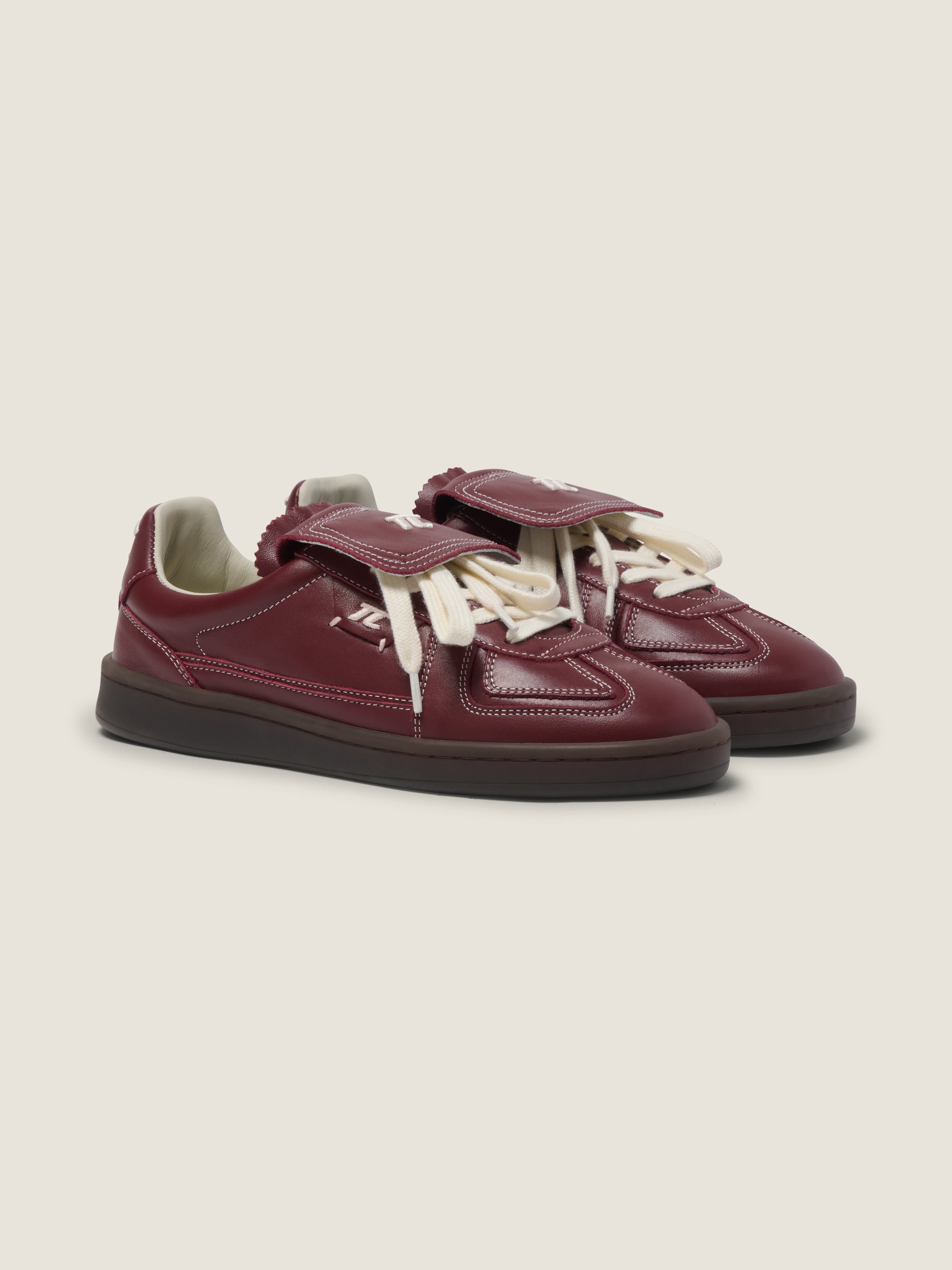 thesing-big-bang-sneaker-bordeaux-matt-leder-gummisohle image 7
