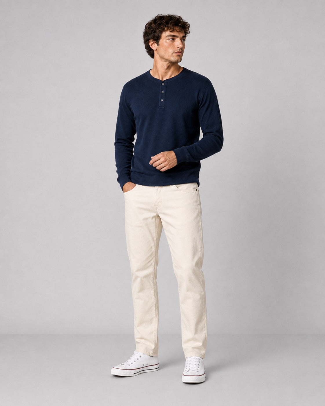 clean-cut-copenhagen-london-hose-herren-ecru-straight image 3