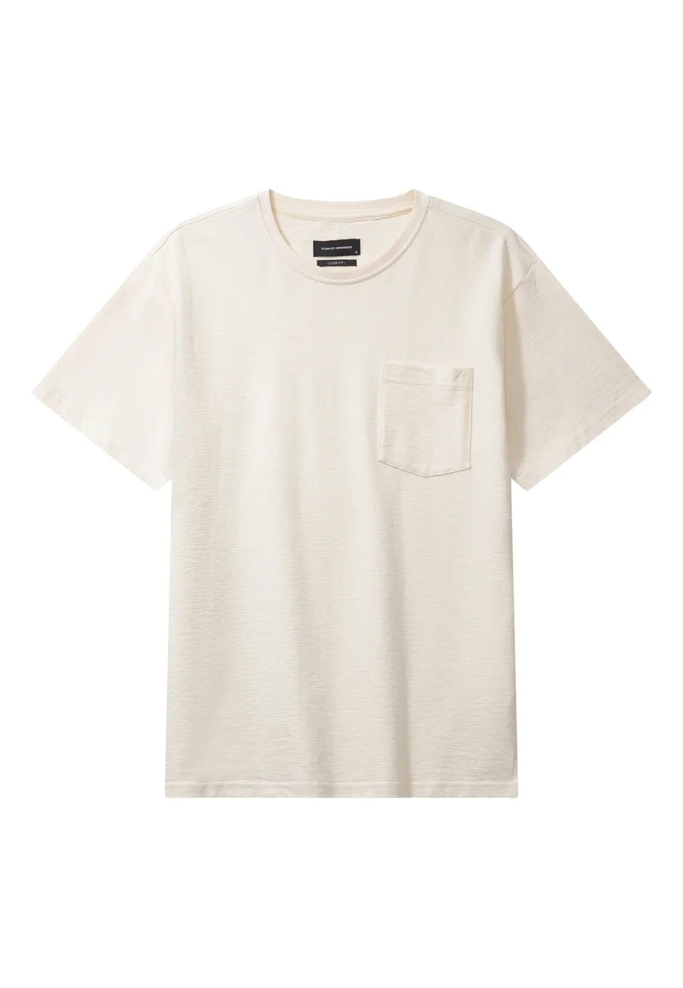 clean-cut-copenhagen-calton-t-shirt-ecru-brusttasche image 1