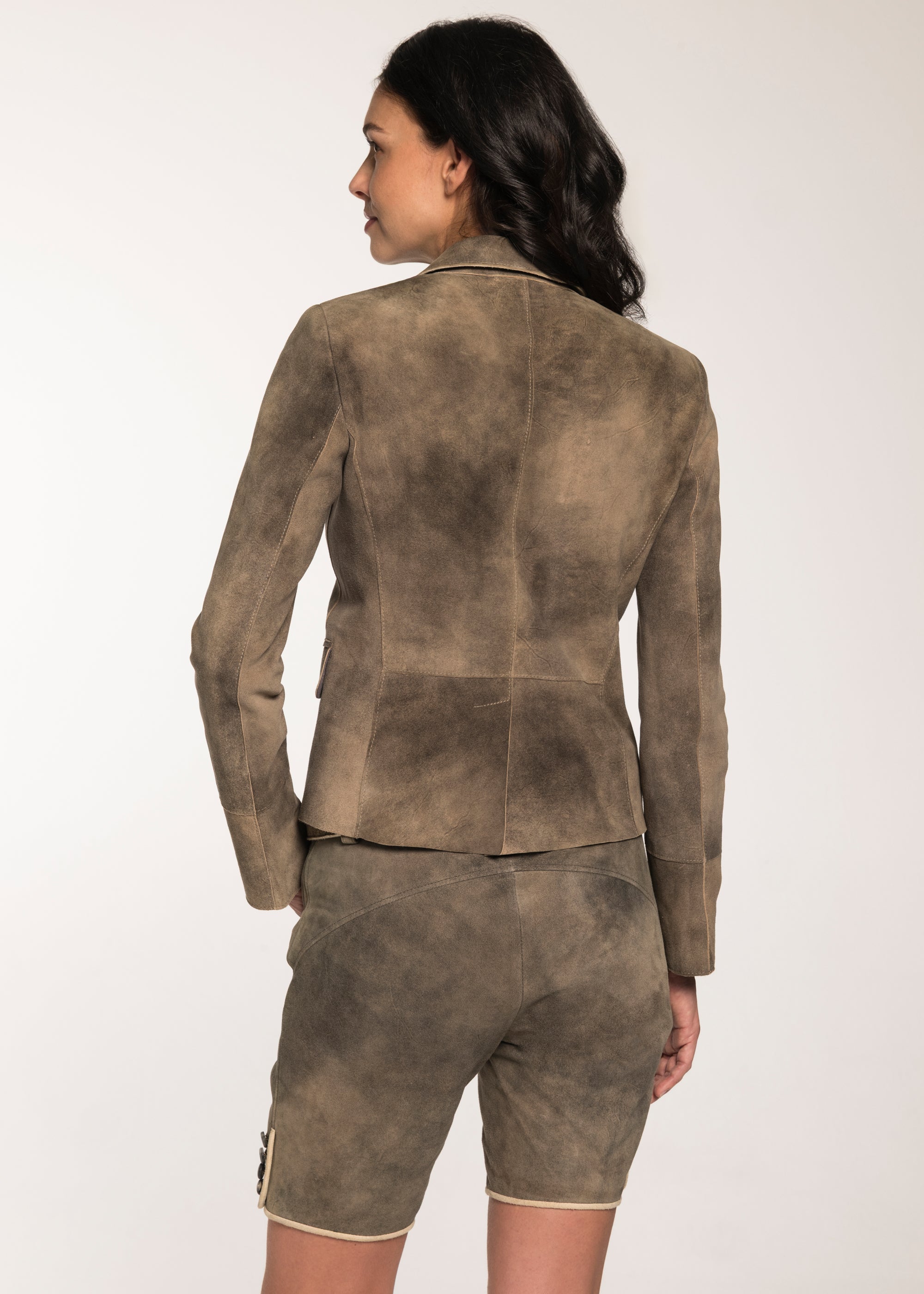 beckert-jacken-crista-lederjacke-smoke-blazer-schmal image 2