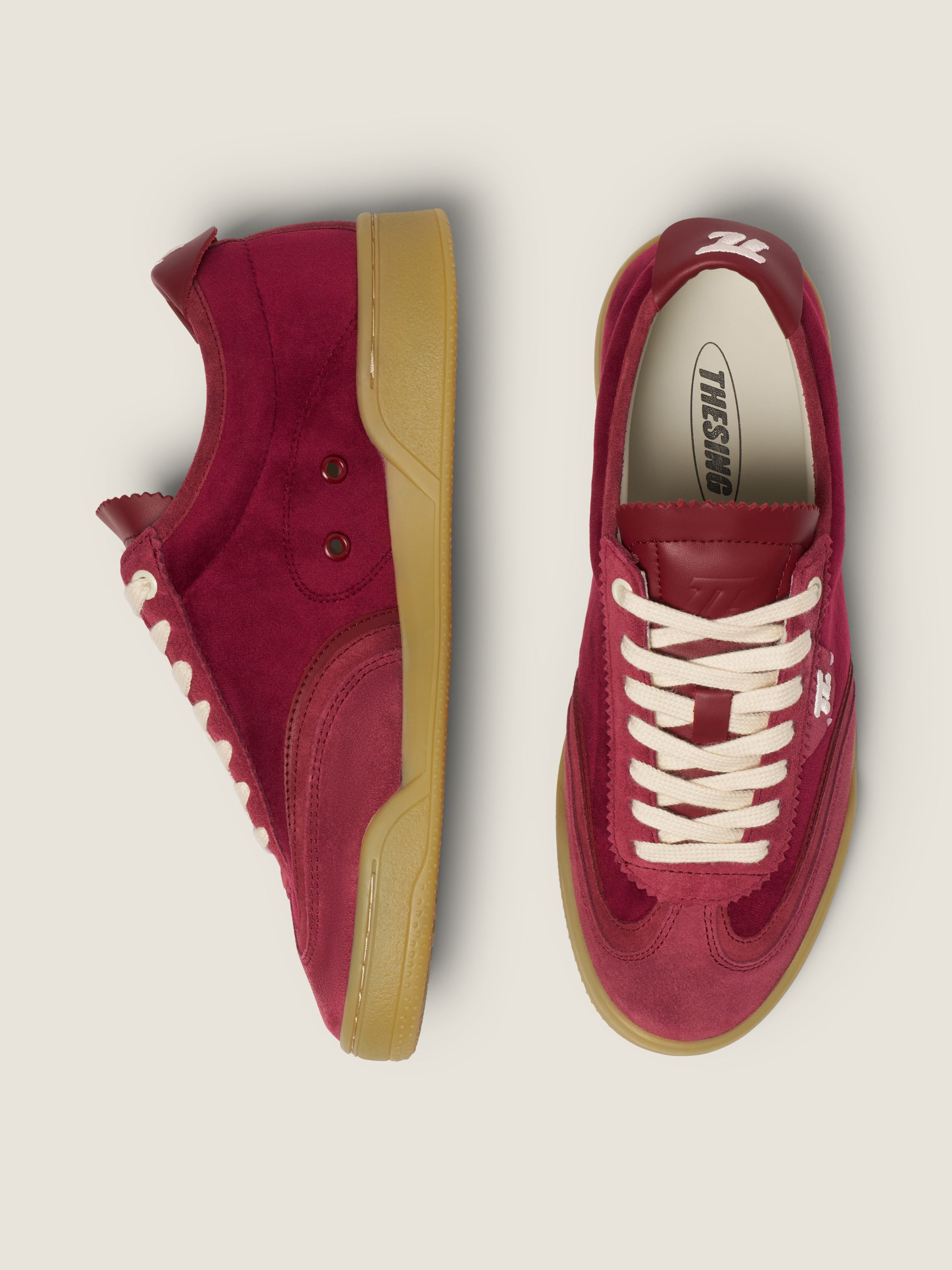 thesing-katana-sneaker-bordeaux-samt image 3
