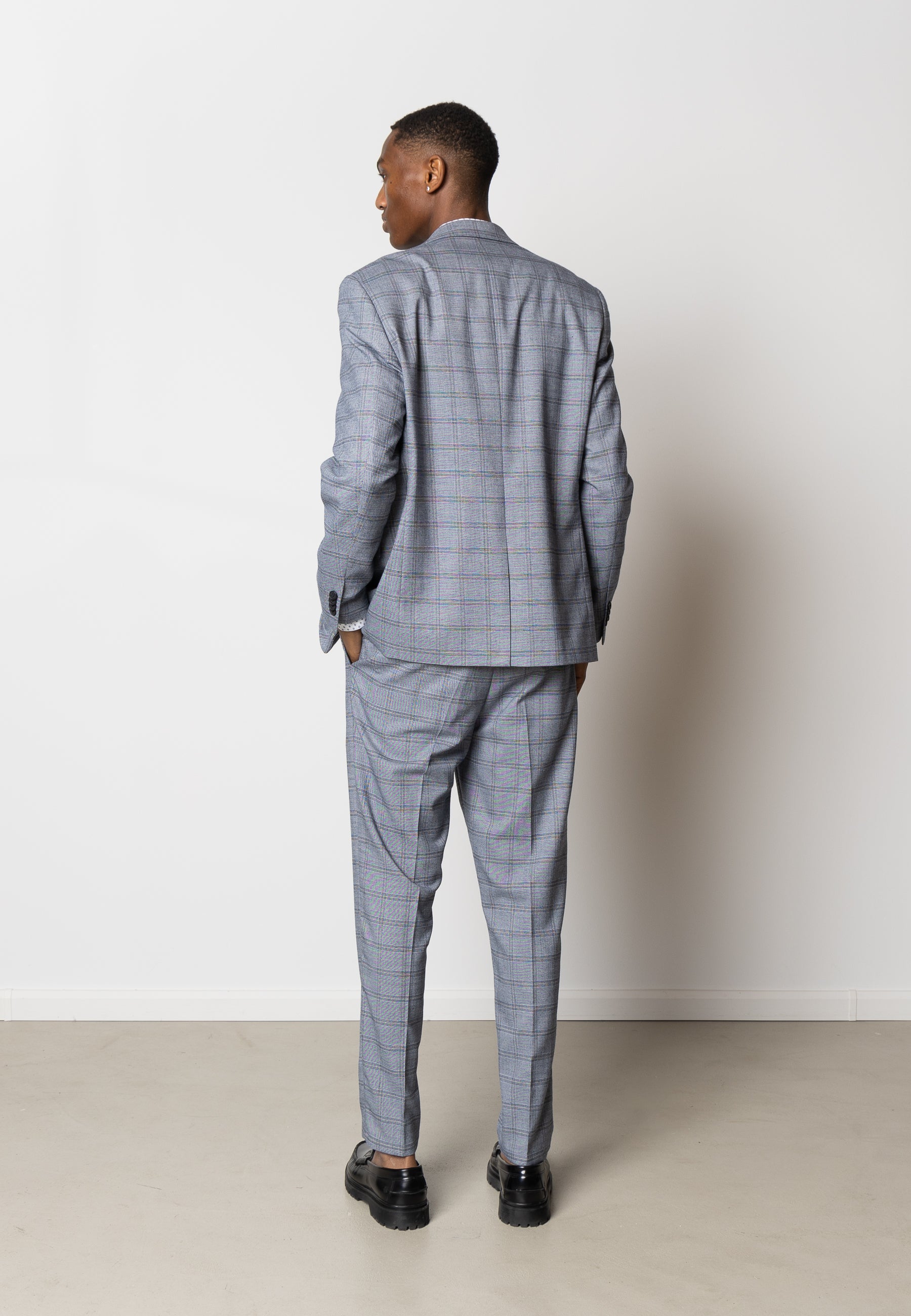 clean-cut-copenhagen-storm-xo-blazer-navy-khaki-karo image 7