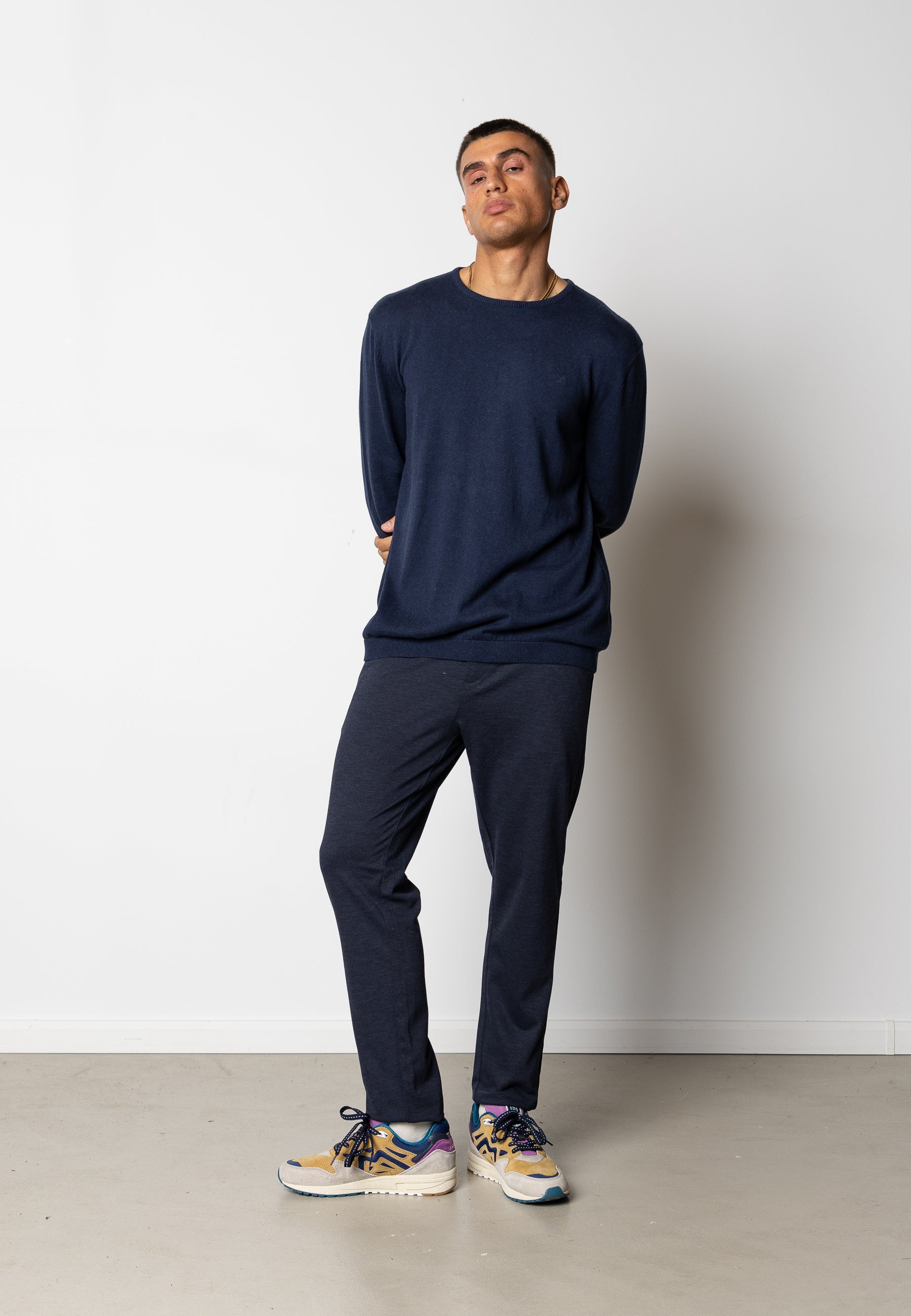 clean-cut-copenhagen-claude-pullover-herren-navy-melange image 2