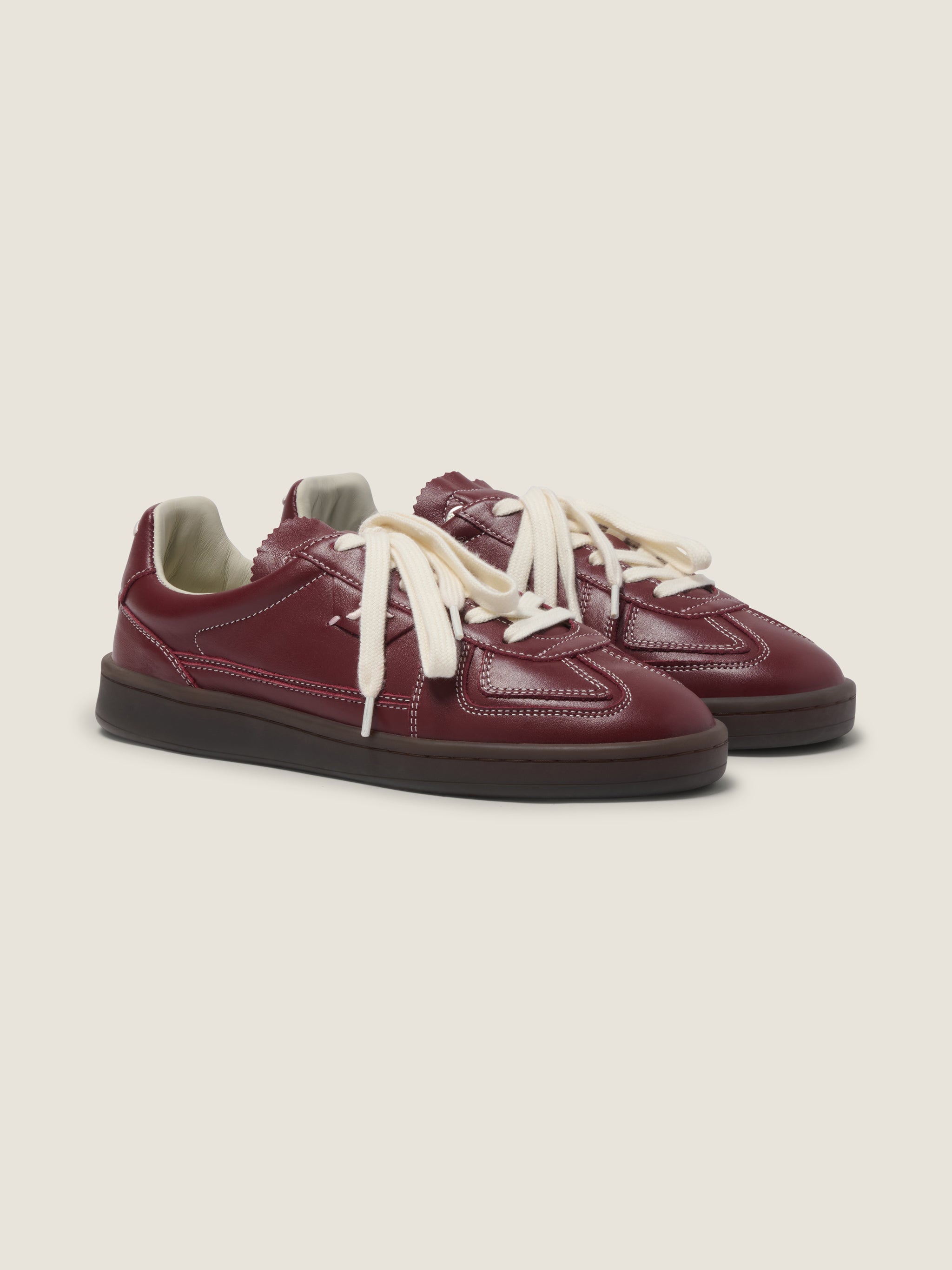 thesing-big-bang-sneaker-bordeaux-matt-leder-gummisohle image 4