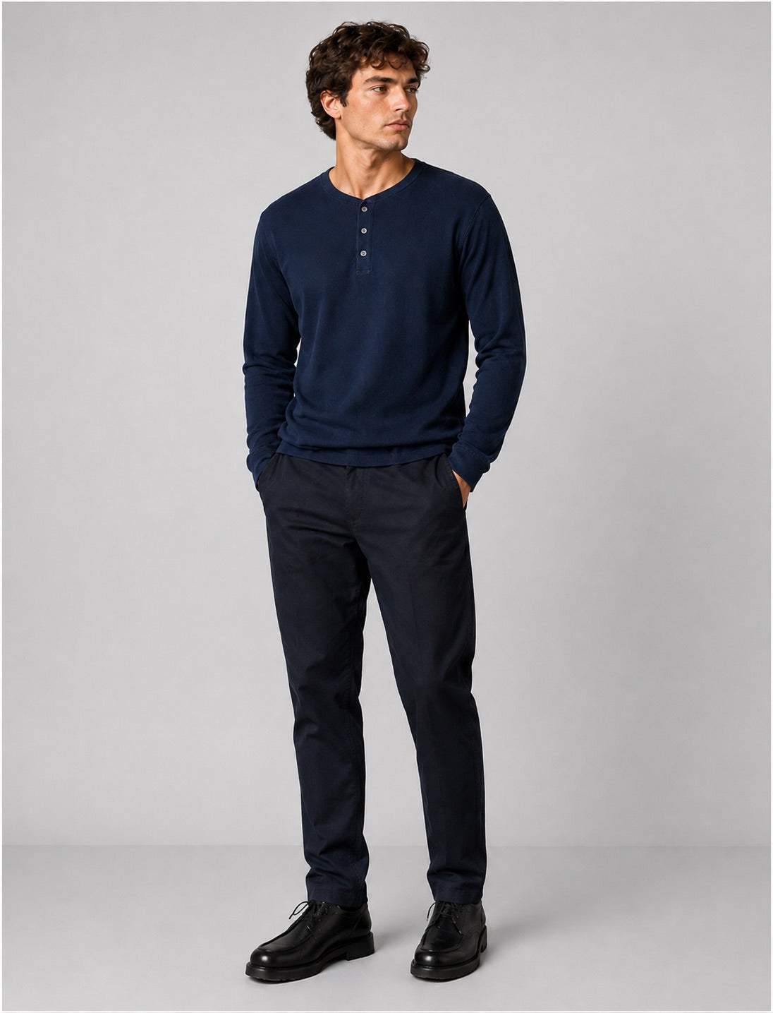 clean-cut-copenhagen-london-straight-hose-dark-navy-33-34 image 3