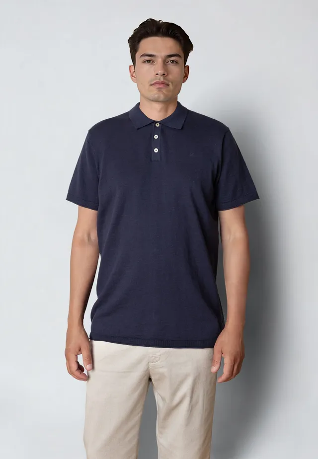 clean-cut-copenhagen-thomas-strick-polo-navy-l-baumwolle image 1