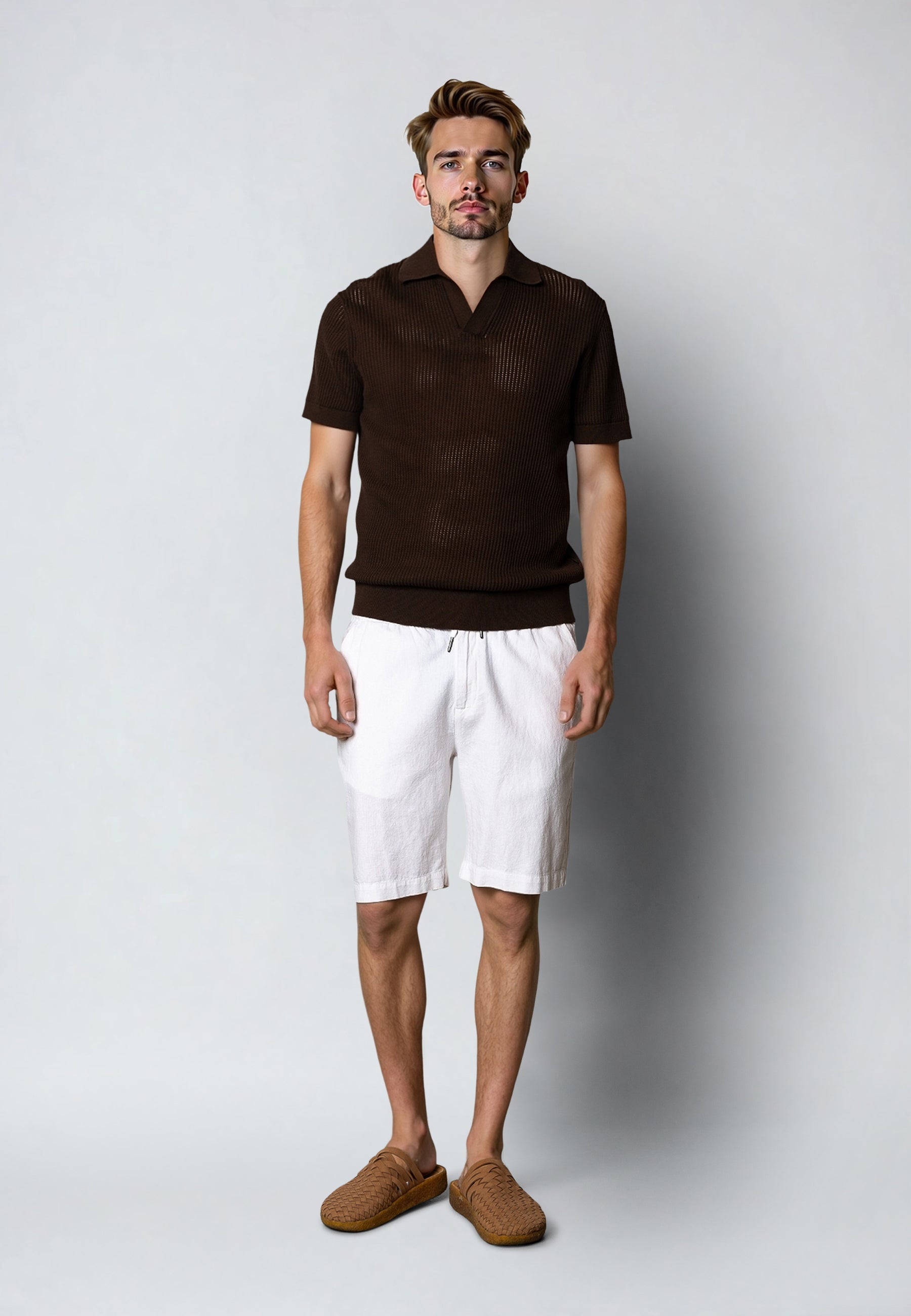 clean-cut-copenhagen-barcelona-linen-shorts-wei image 2