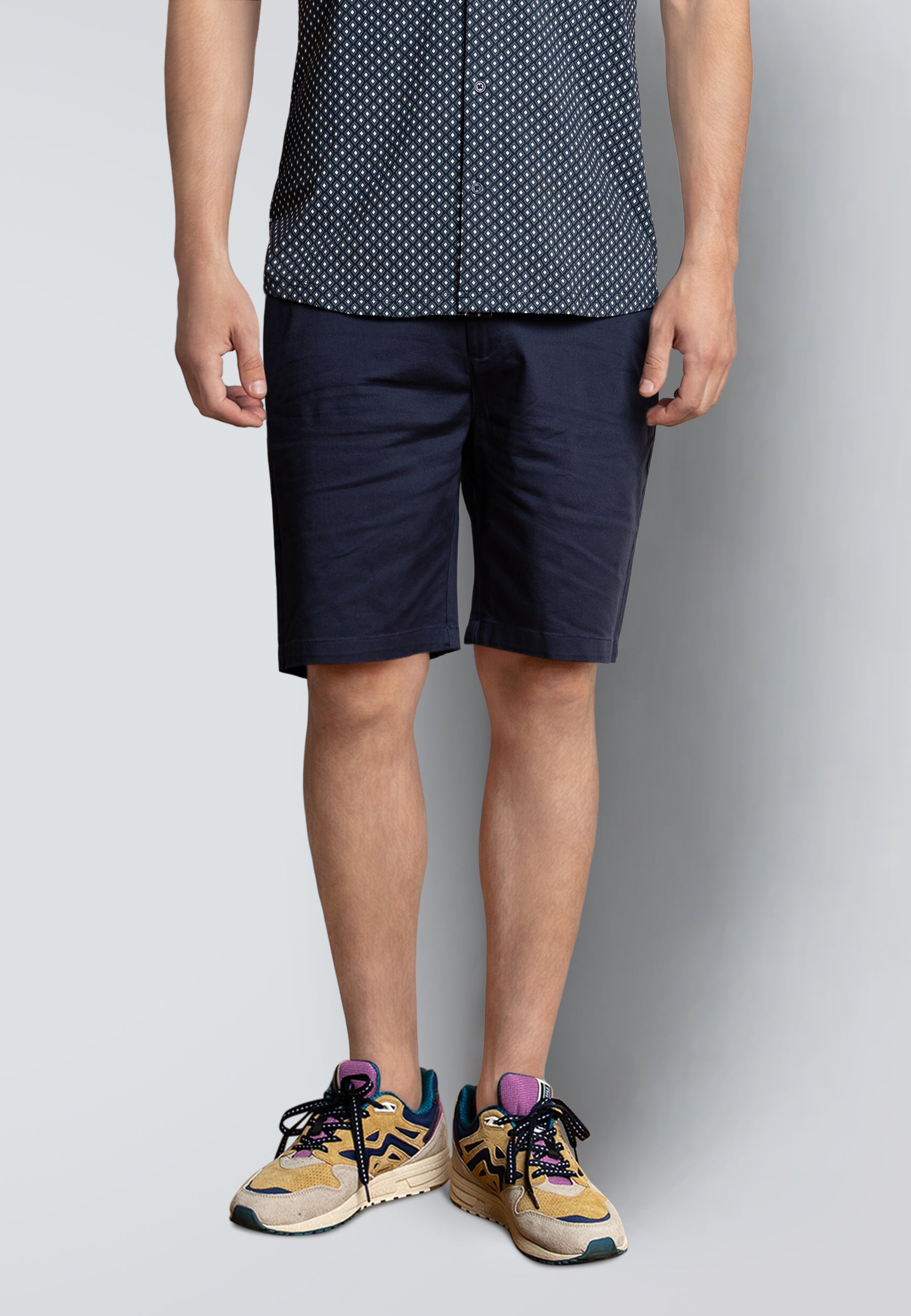 clean-cut-copenhagen-mitchell-twill-shorts-navy-herren image 2