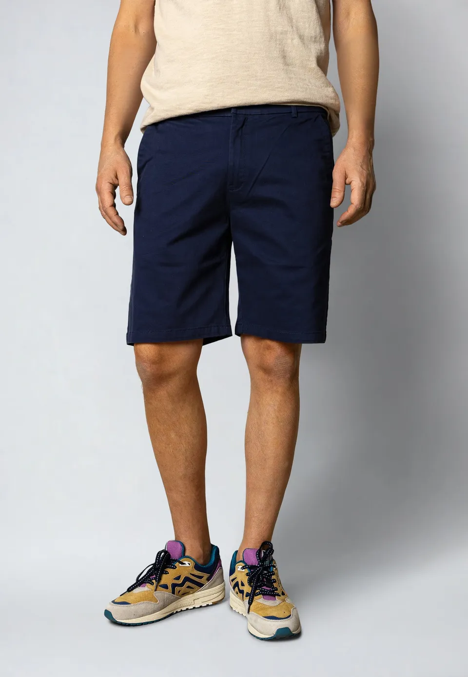 clean-cut-copenhagen-milano-chino-shorts-herren-navy-stretch image 1