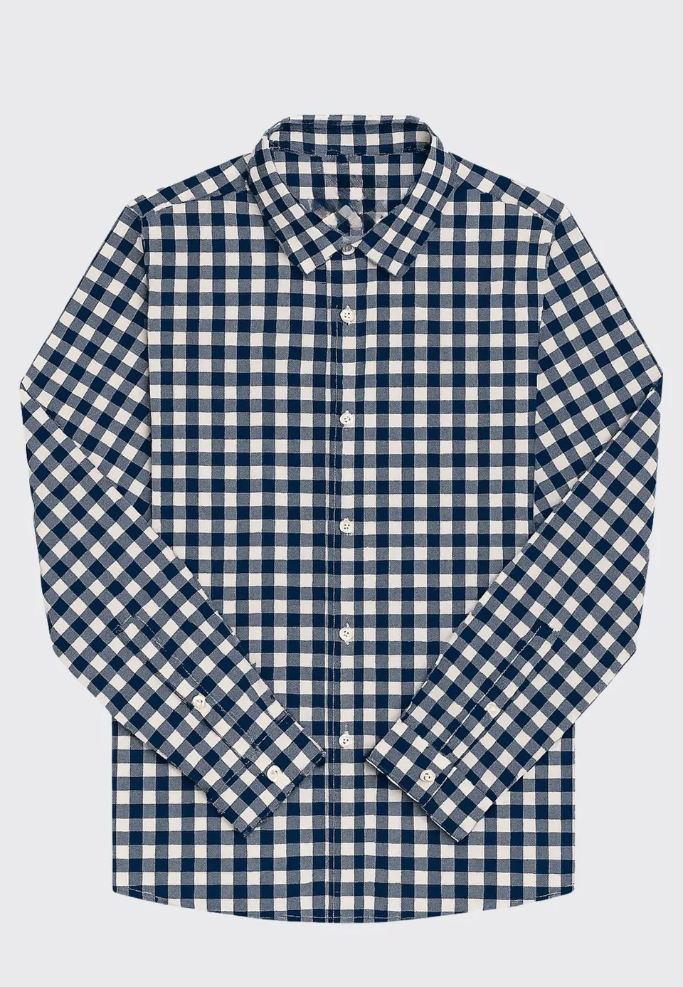 clean-cut-copenhagen-birkely-hemd-herren-navy-kariert-baumwolle image 1