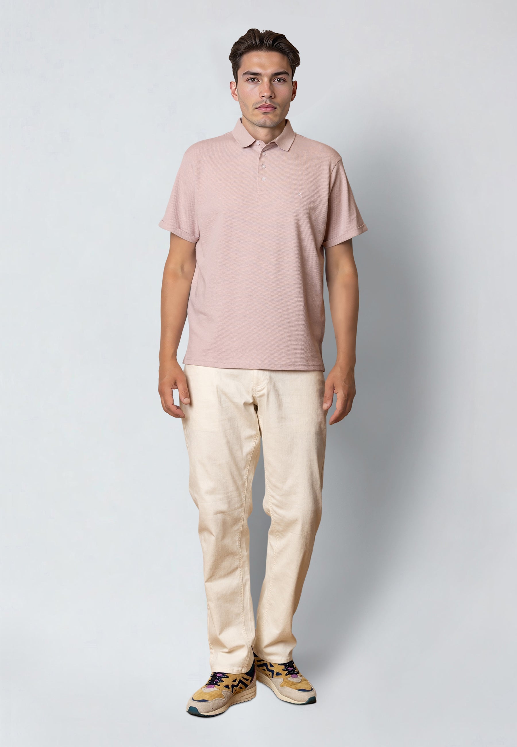 clean-cut-copenhagen-silkeborg-stretch-polo-violet-ice image 2