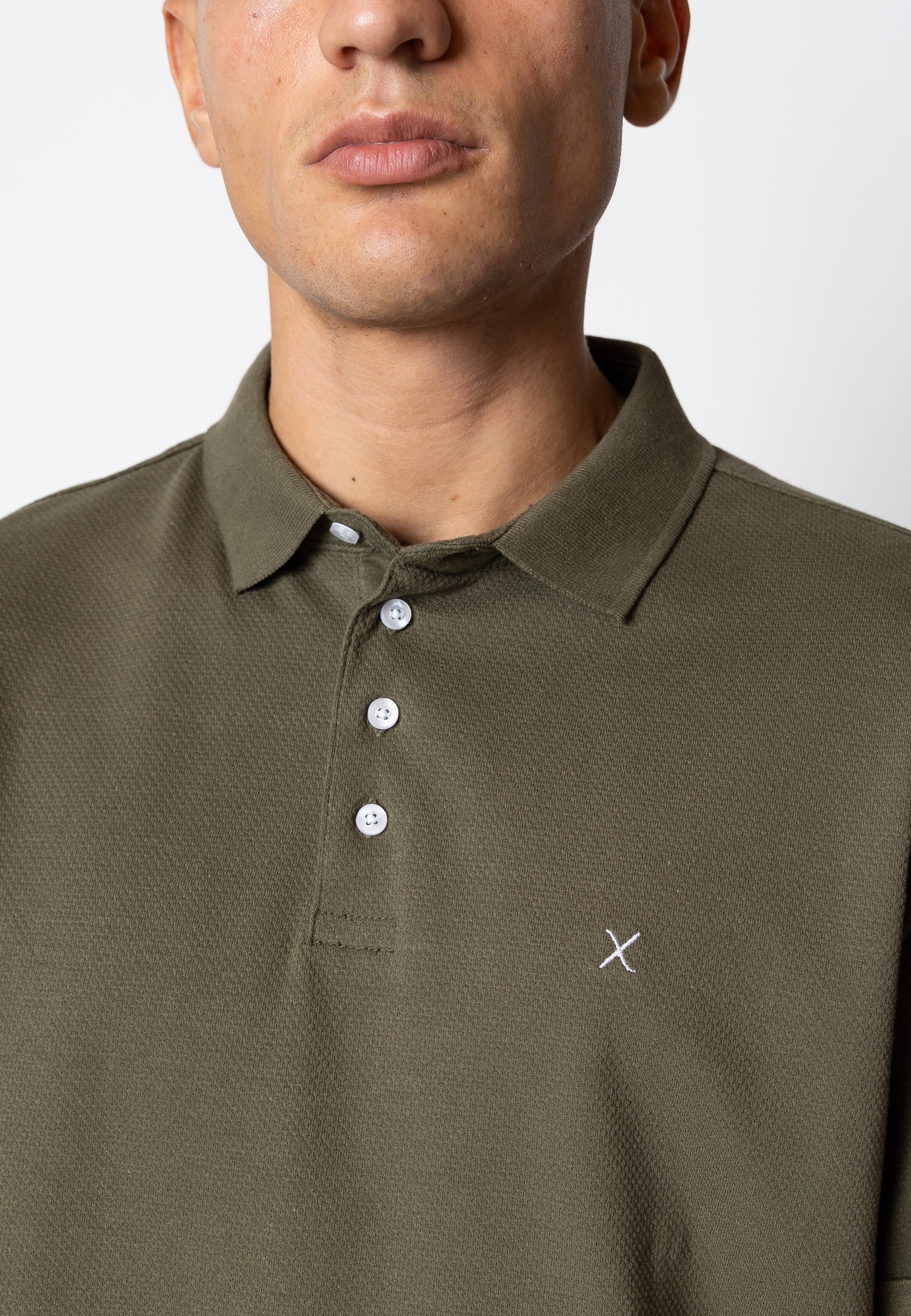 clean-cut-copenhagen-silkeborg-polo-army-baumwolle-gr-xs image 3