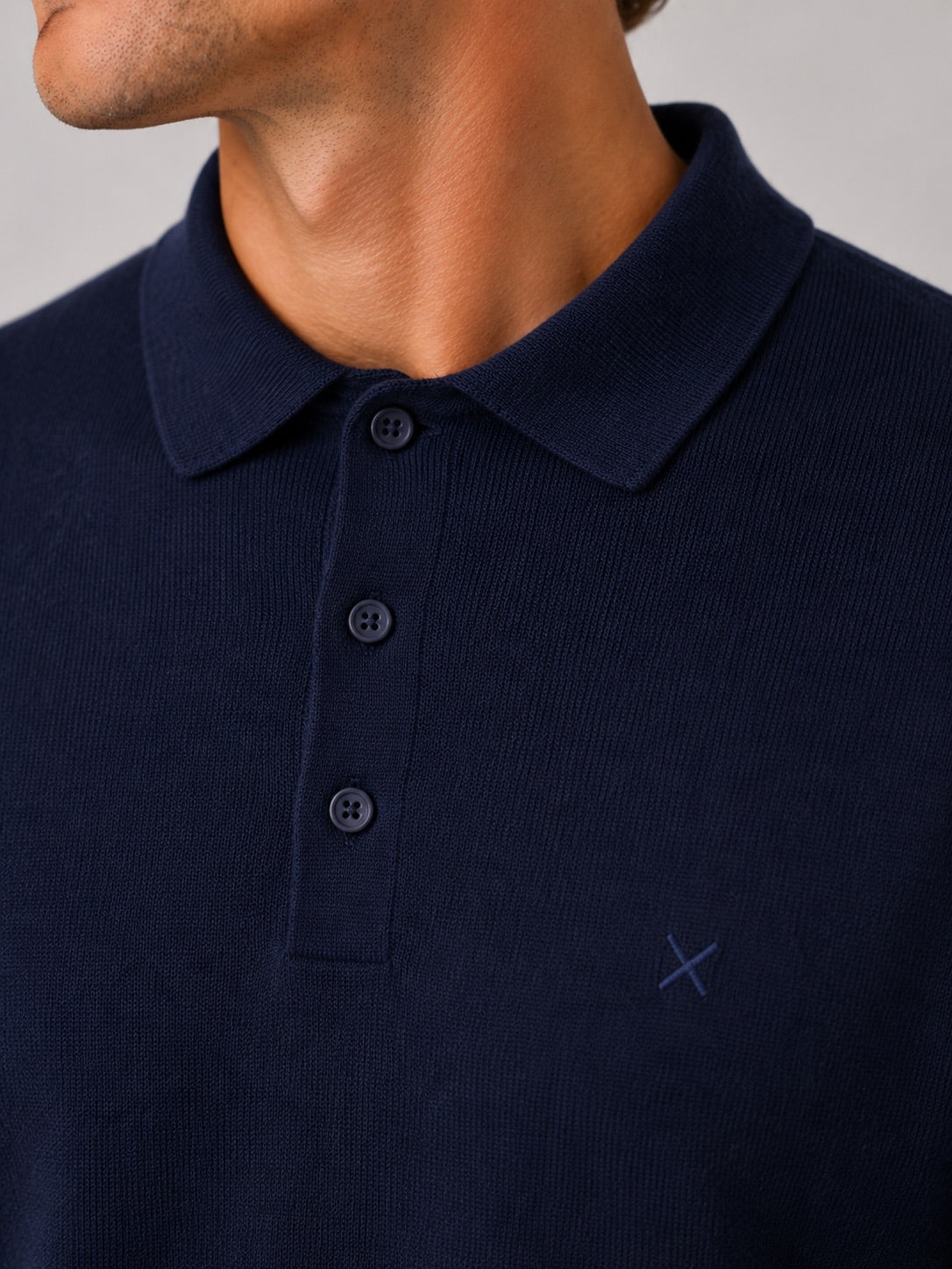 clean-cut-copenhagen-merino-polo-strickpolo-herren-navy image 2