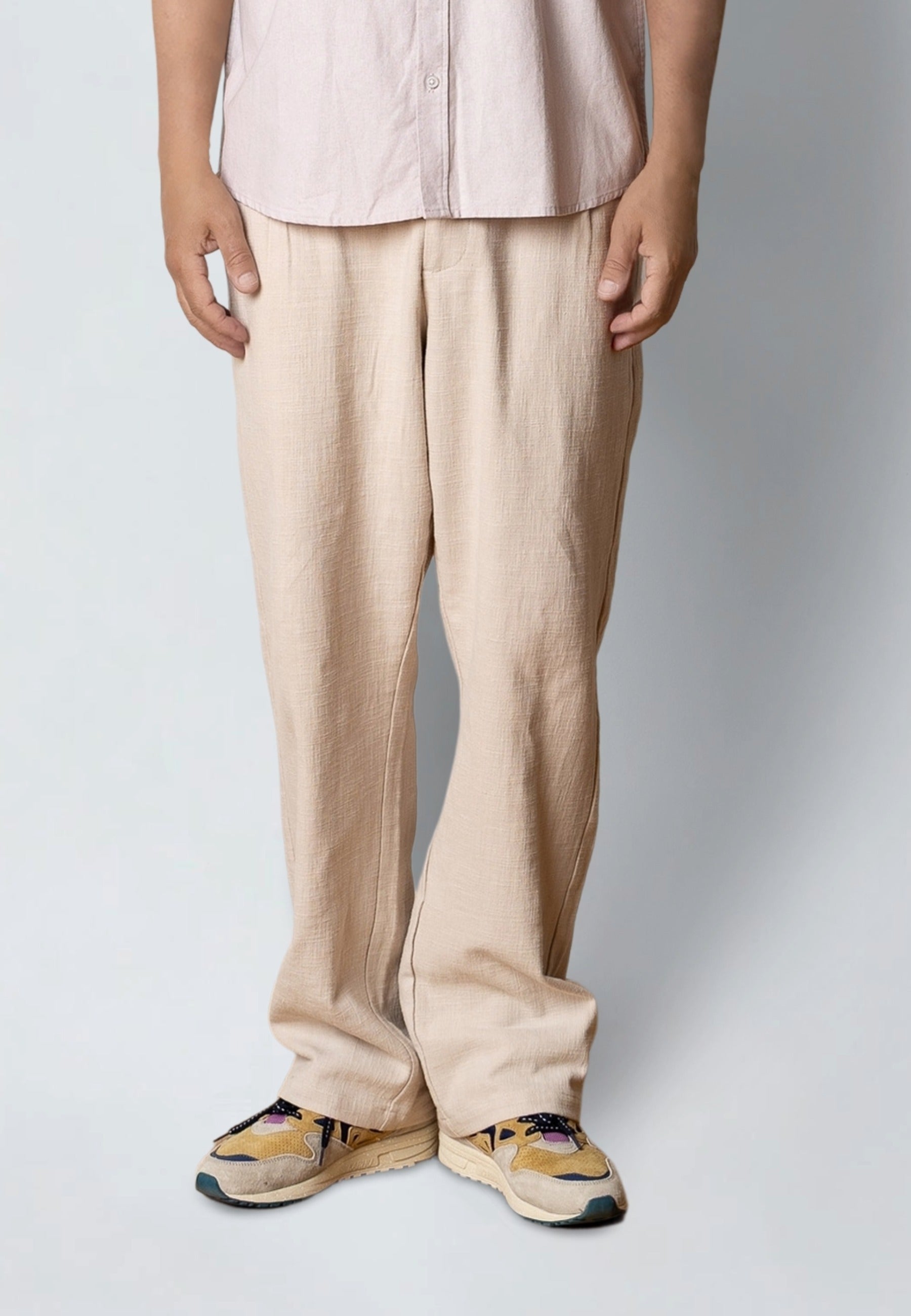clean-cut-copenhagen-florence-hose-ecru-leinenmix image 1