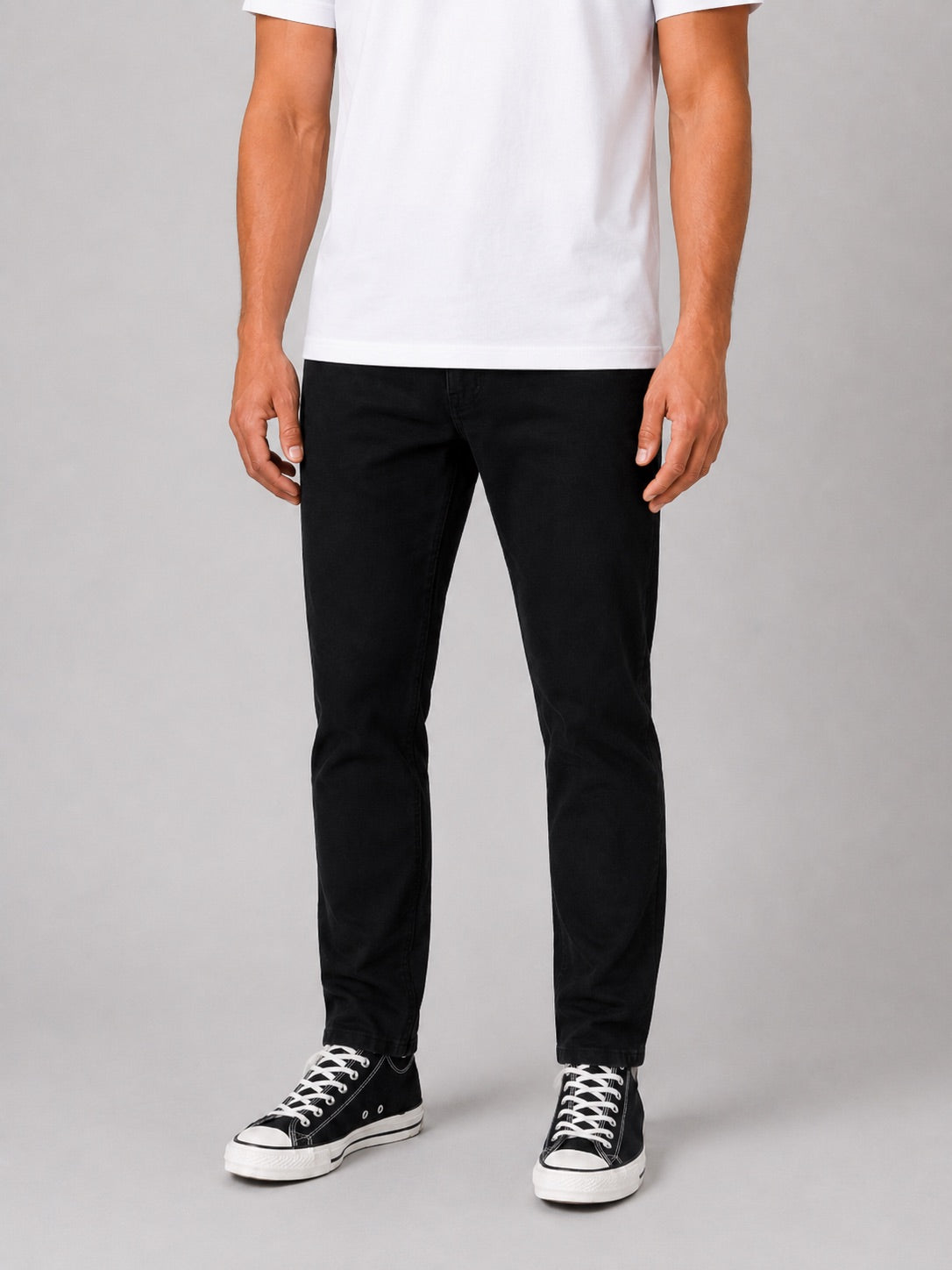 clean-cut-copenhagen-london-5-pocket-hose-schwarz-straight image 1