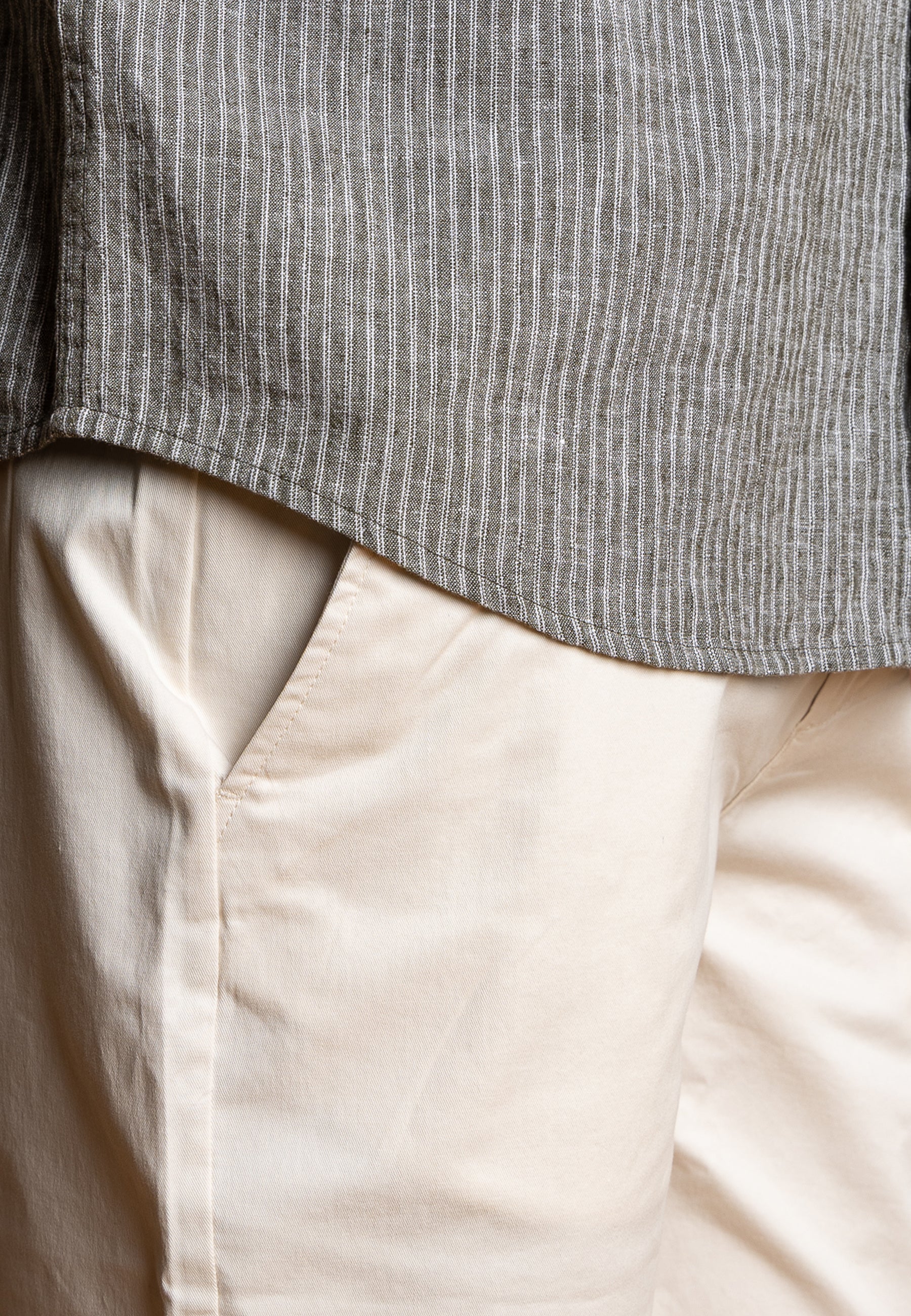 clean-cut-copenhagen-mitchell-twill-shorts-ecru-baumwolle image 3