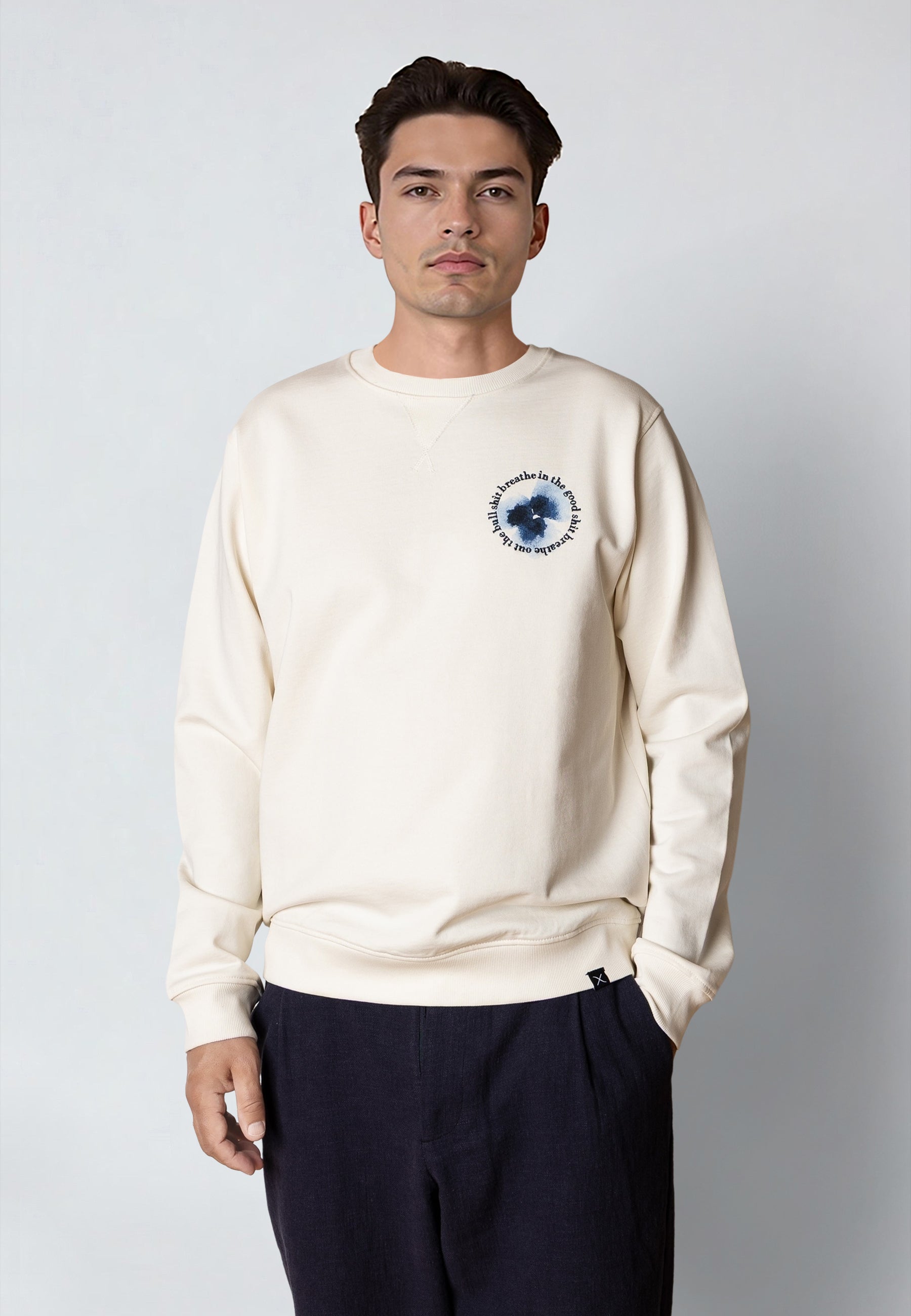 clean-cut-copenhagen-asa-sweatshirt-ecru-baumwolle-gr-s-xxl image 2