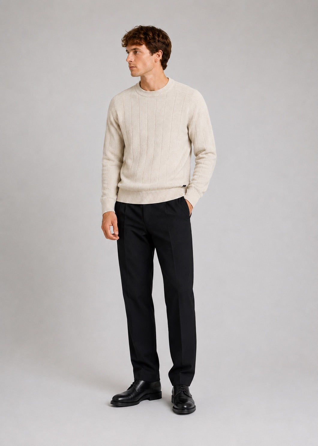 clean-cut-copenhagen-bertil-strickpullover-ecru-cashmere image 3