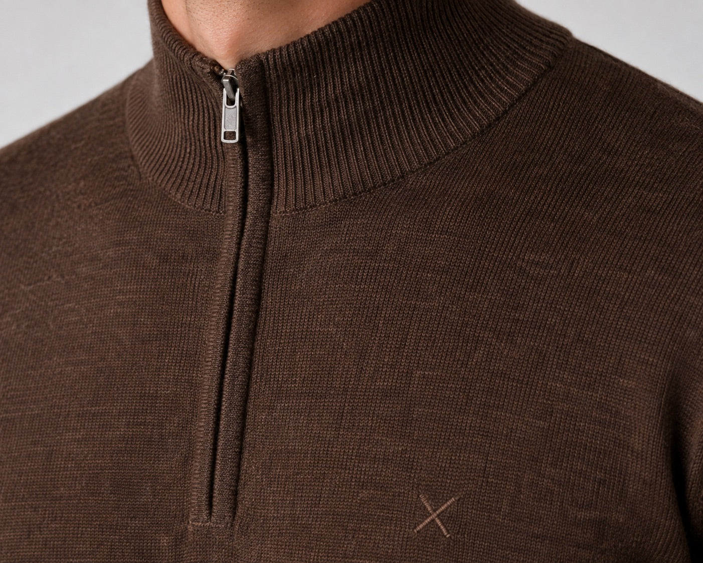 clean-cut-copenhagen-merino-half-zip-pullover-schwarz image 6